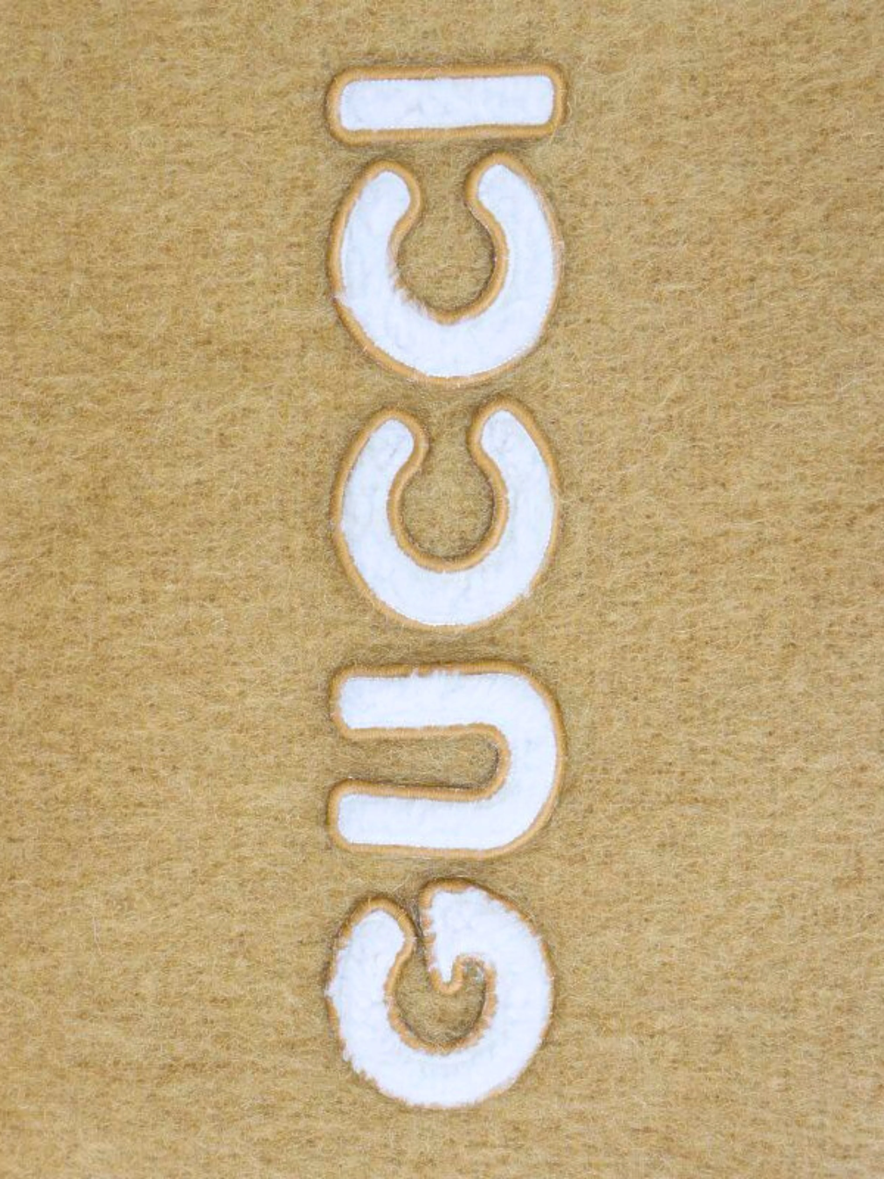 Gucci 2000s Brown Logo Wool Mohair Scarf - Image 2
