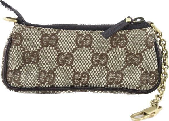 Gucci 2000s Horsebit Canvas Pouch - Image 2
