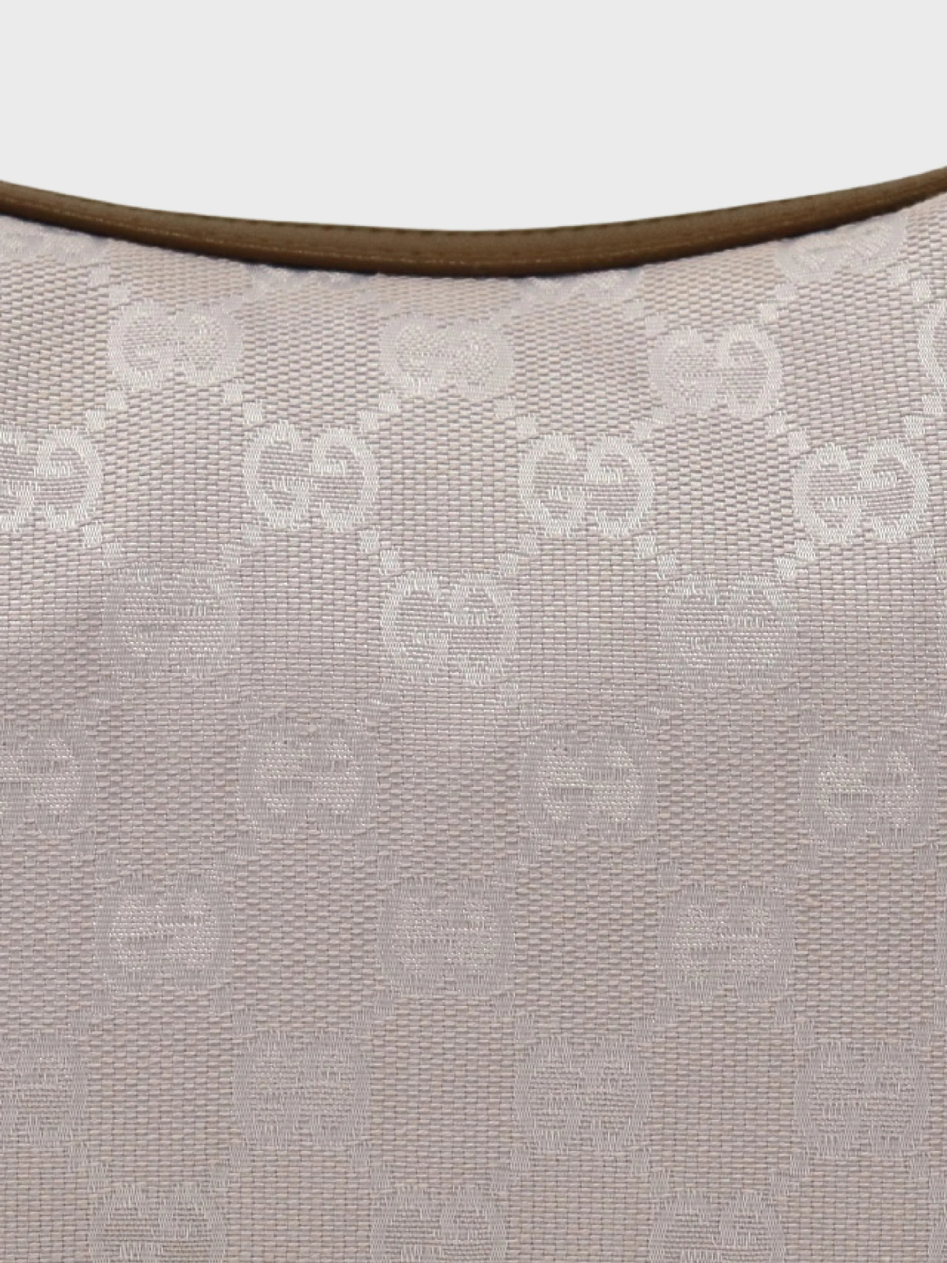 Gucci 2000s Lavender Brown GG Canvas One-Shoulder Bag - Image 7