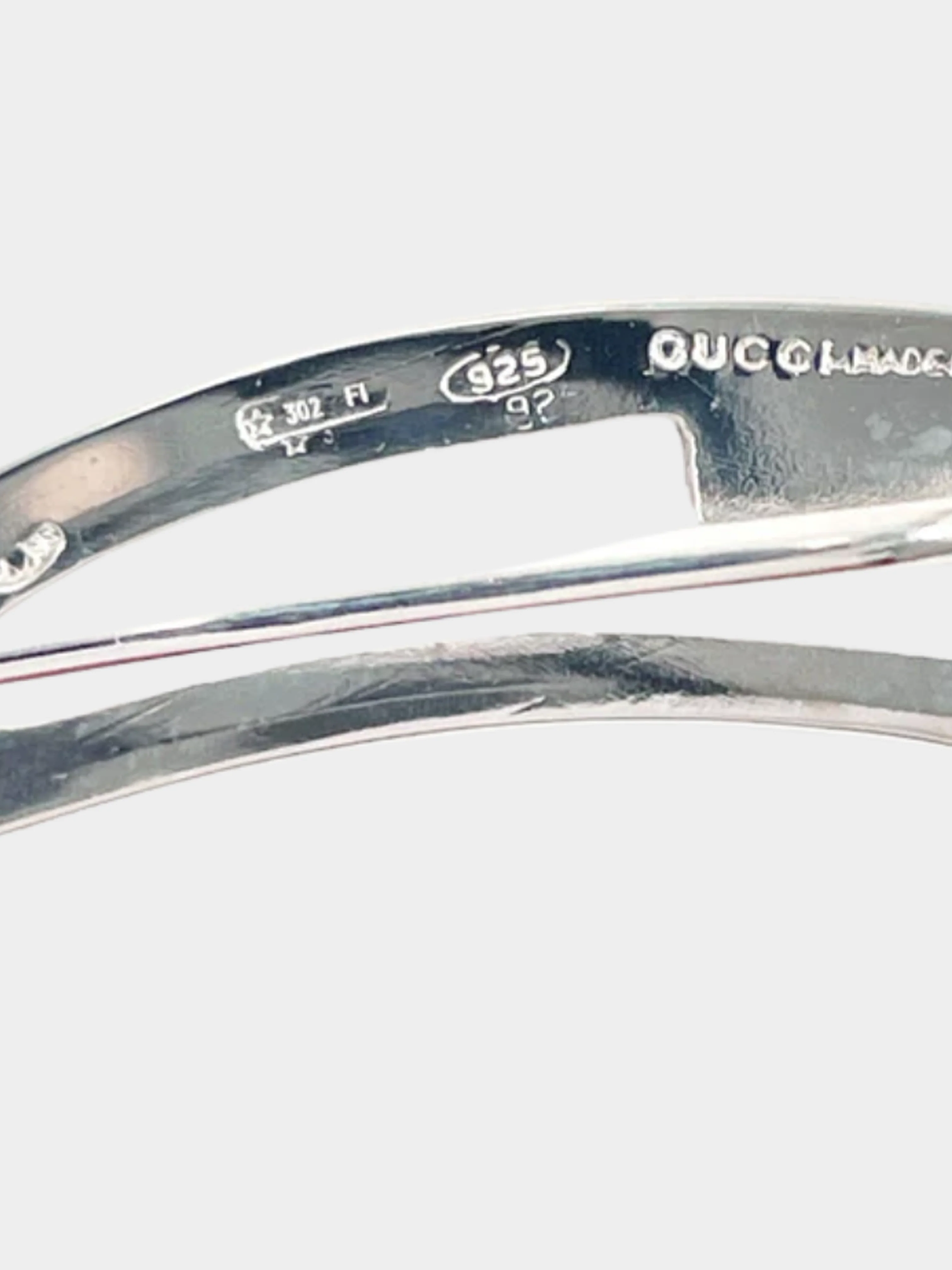 Gucci 2000s Silver G Logo Earrings - Image 4