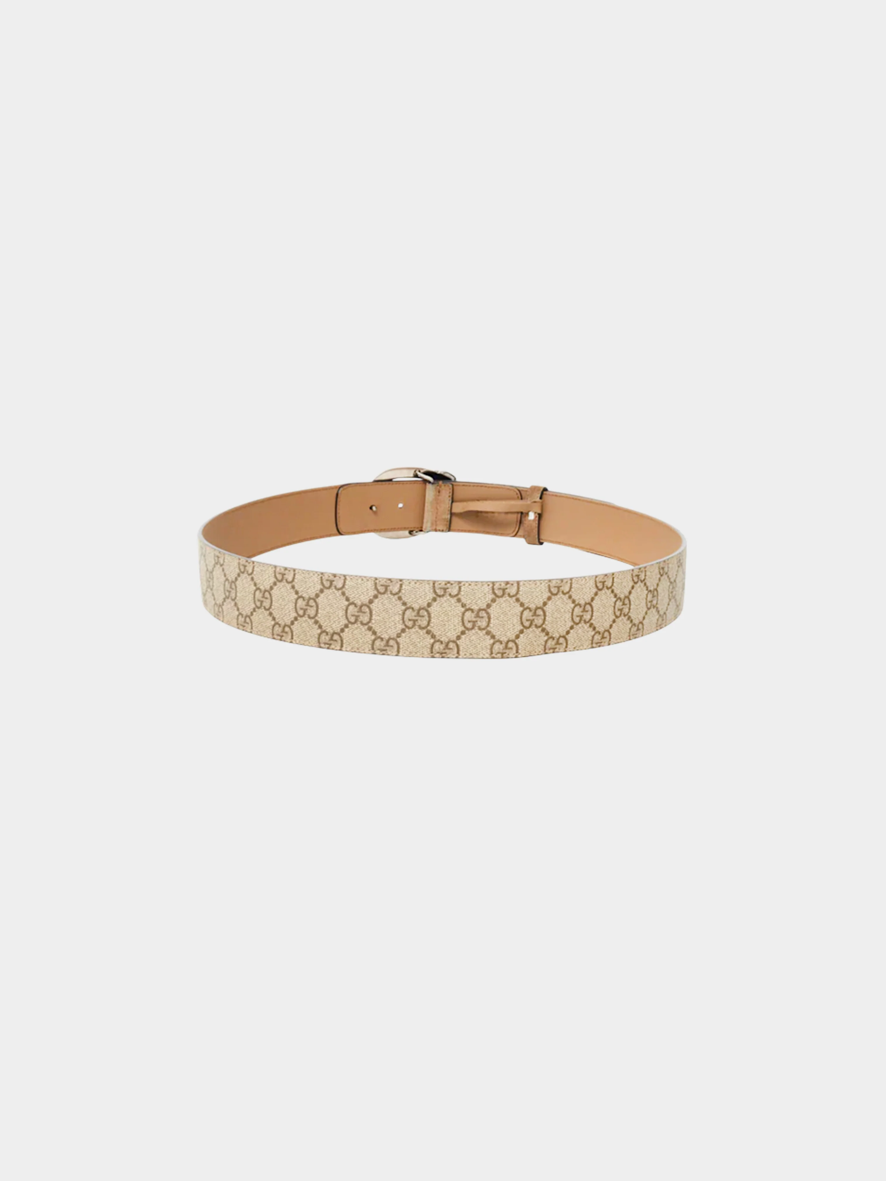 Gucci 2010s Beige GG Supreme Monogram Dionysus Belt - Image 2