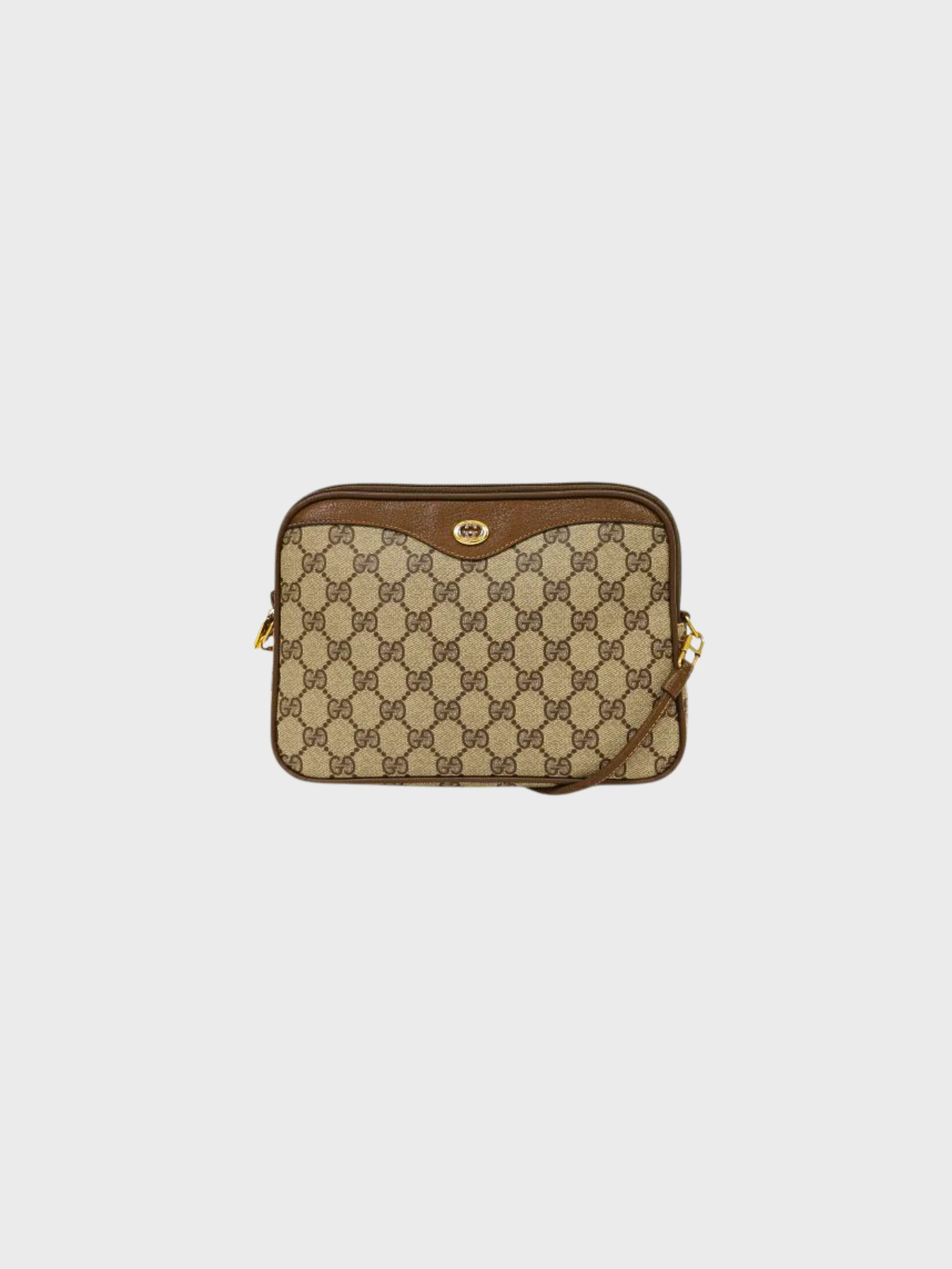 Gucci 2010s Beige GG Supreme Shoulder Bag