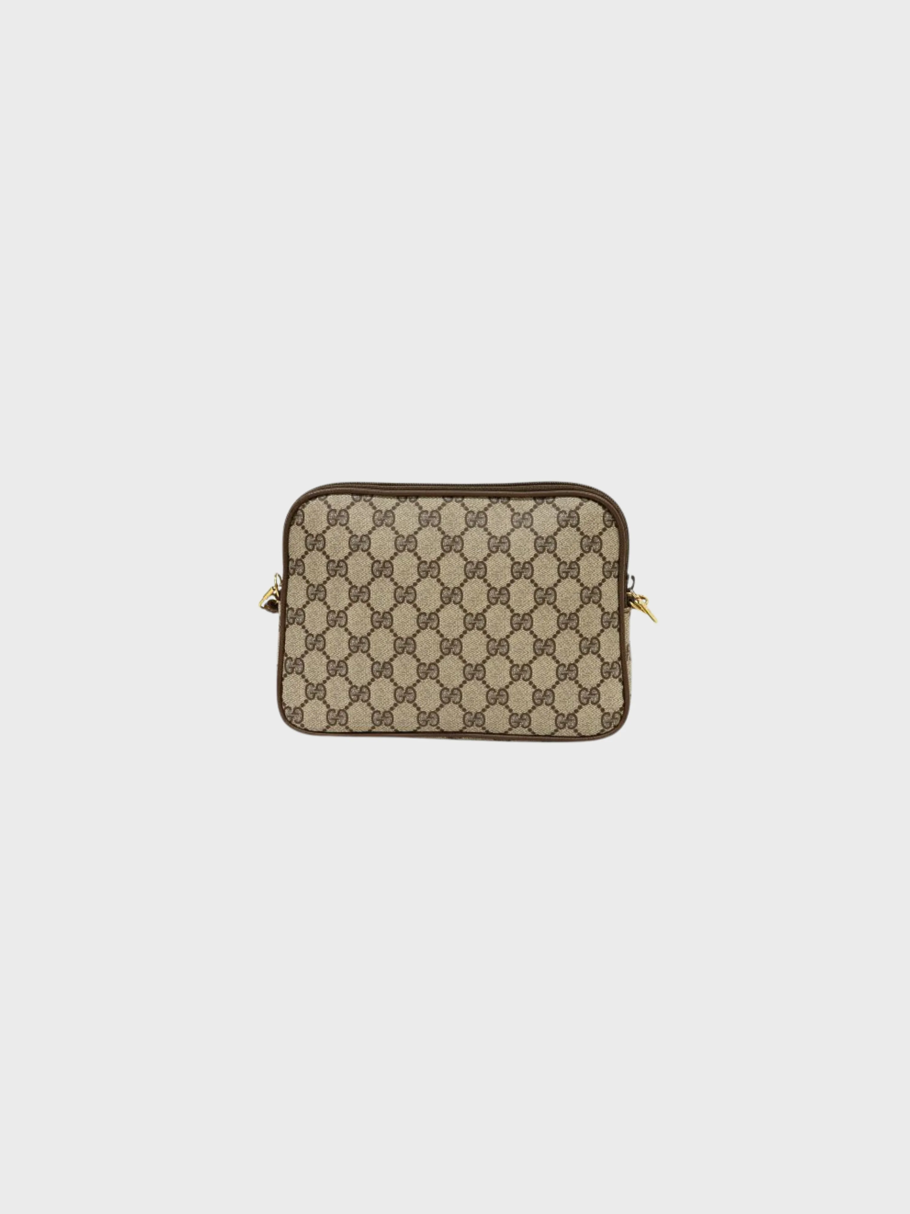Gucci 2010s Beige GG Supreme Shoulder Bag - Image 2