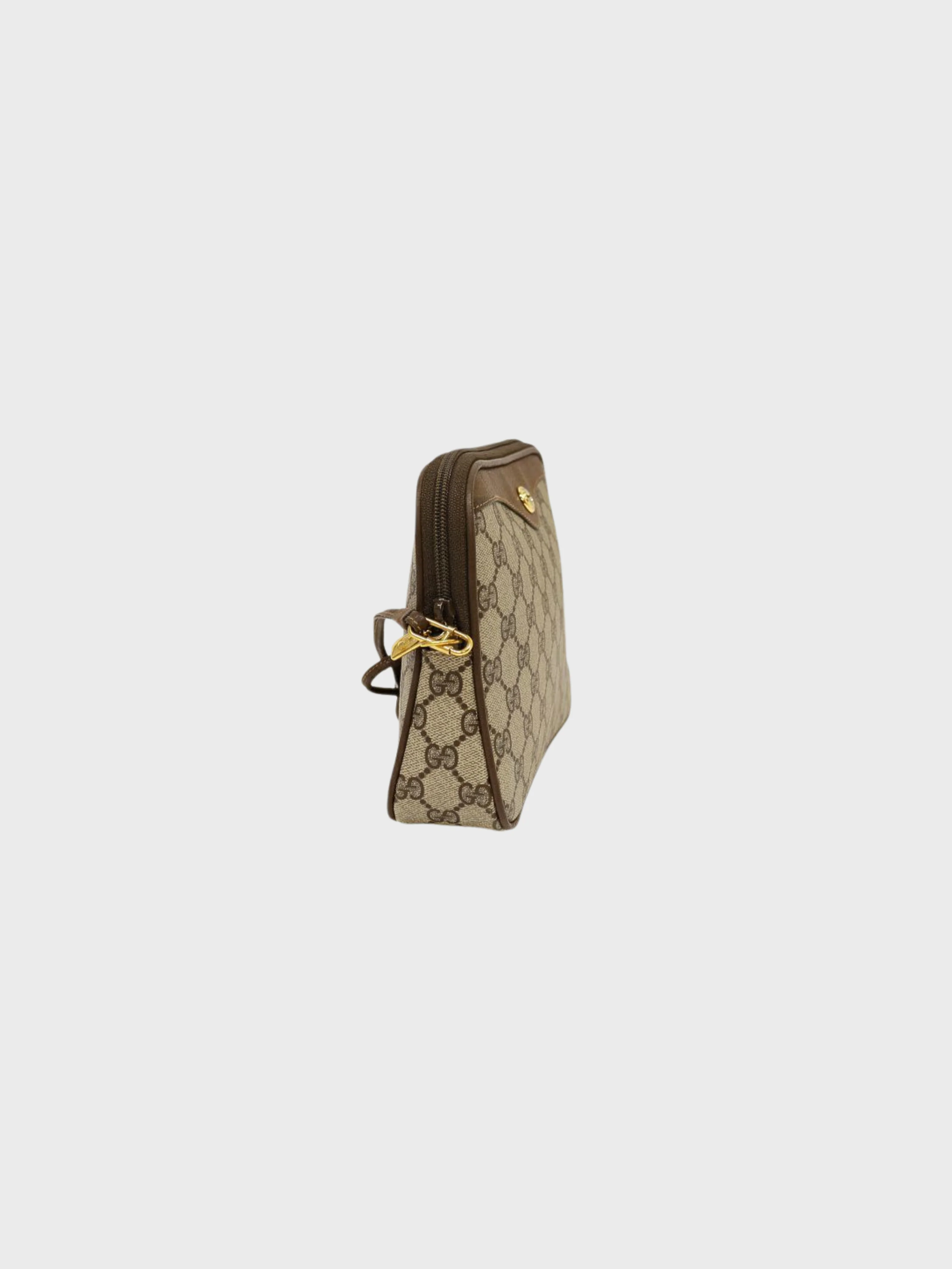 Gucci 2010s Beige GG Supreme Shoulder Bag - Image 4