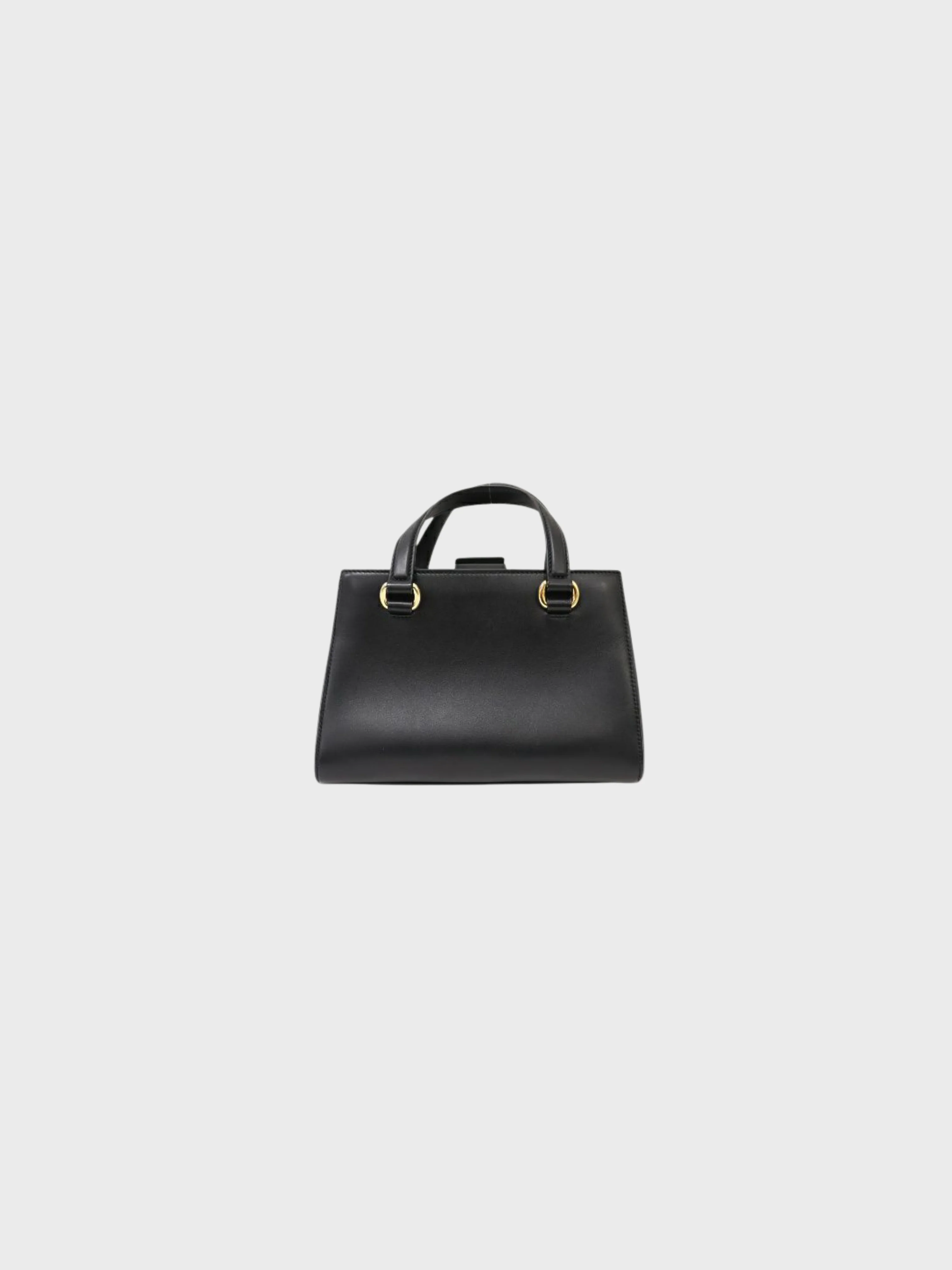 Gucci 2010s Black Leather Sylvie Web 2Way Bag - Image 2