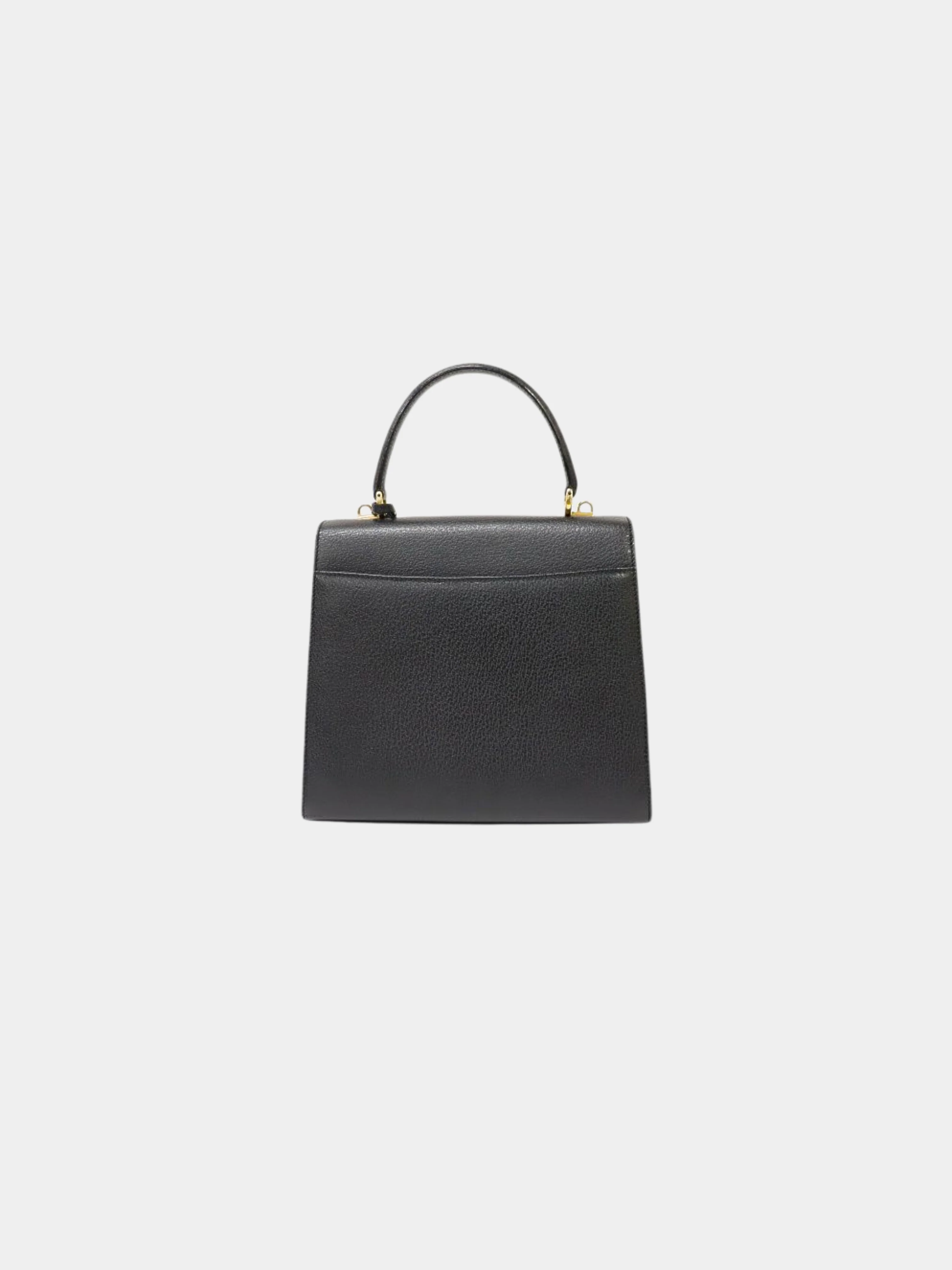 Gucci 2010s Black Pigskin Lady Lock 2-Way Bag - Image 2