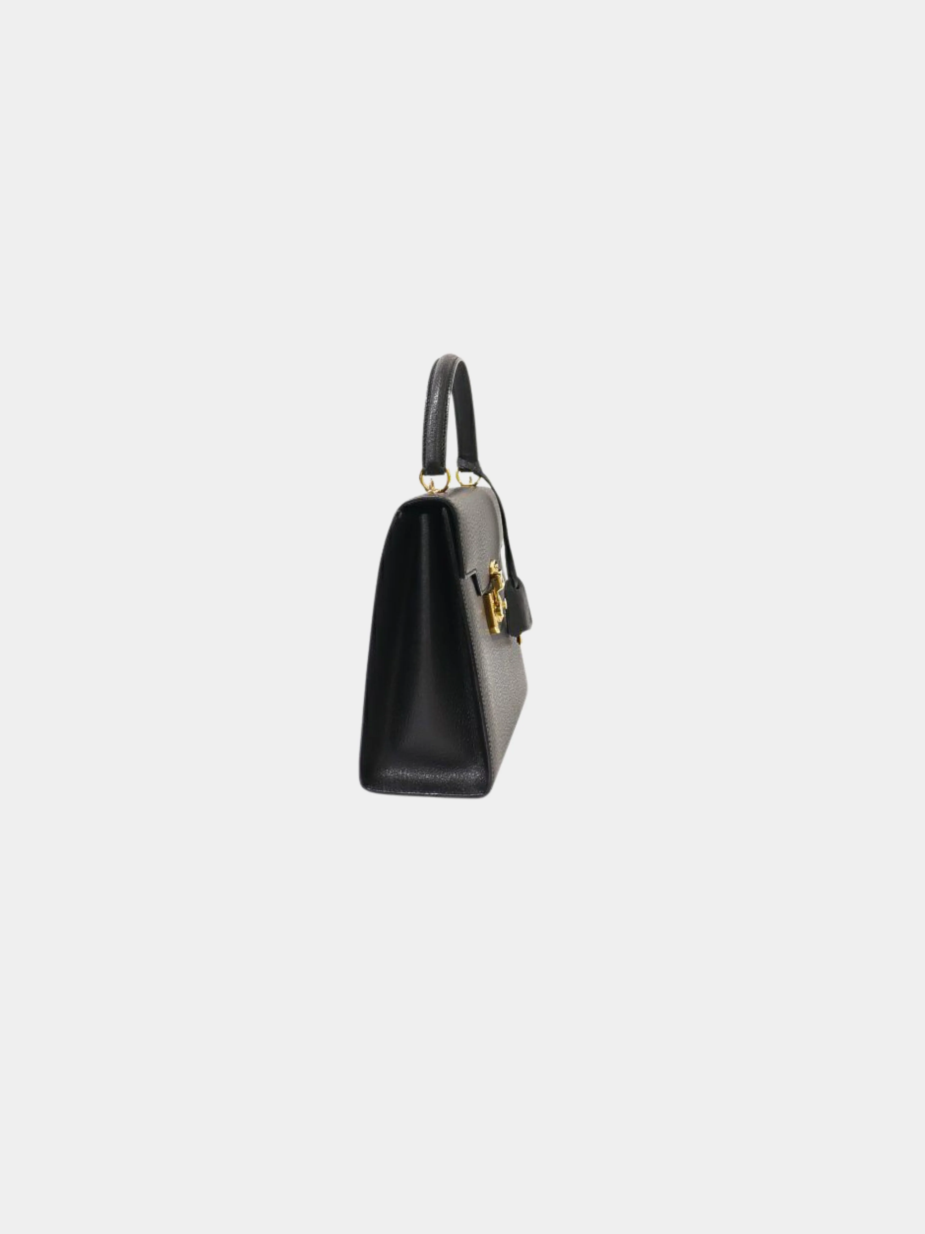 Gucci 2010s Black Pigskin Lady Lock 2-Way Bag - Image 3