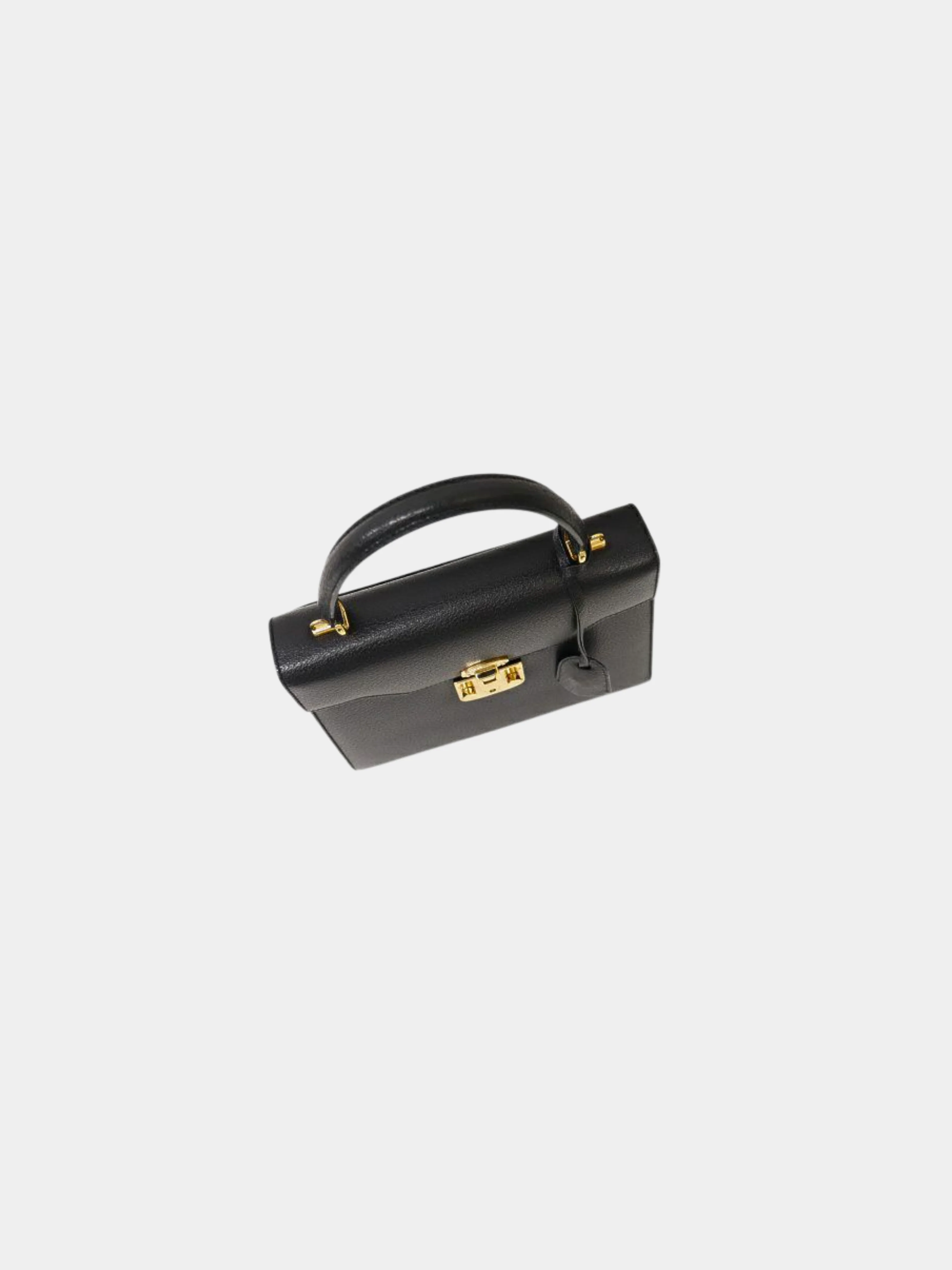 Gucci 2010s Black Pigskin Lady Lock 2-Way Bag - Image 6