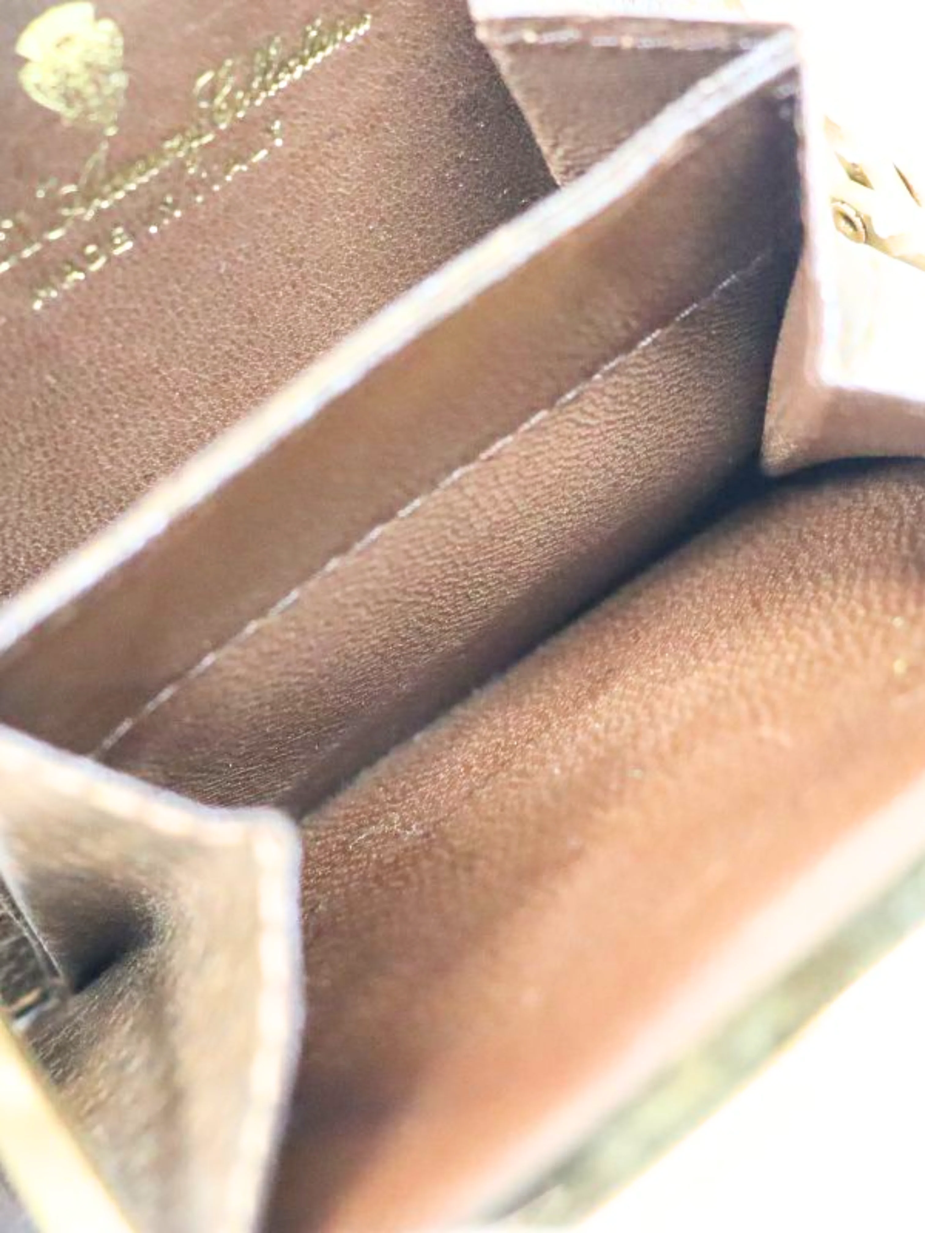 Gucci 2010s Brown Monogram GG Kisslock Coin Purse Wallet - Image 4