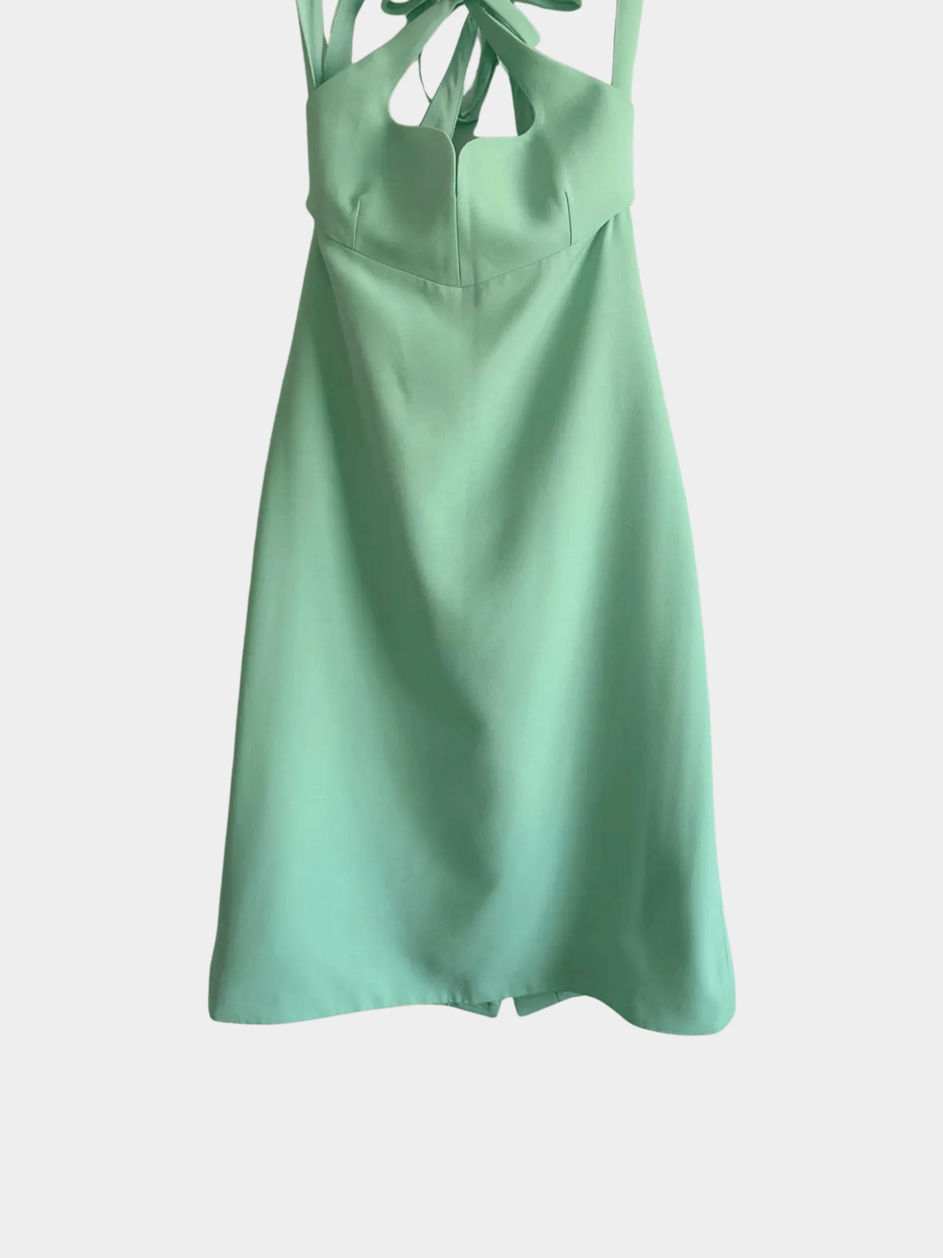 Gucci 2020 Mint Green Sweetheart Short Dress - Image 2