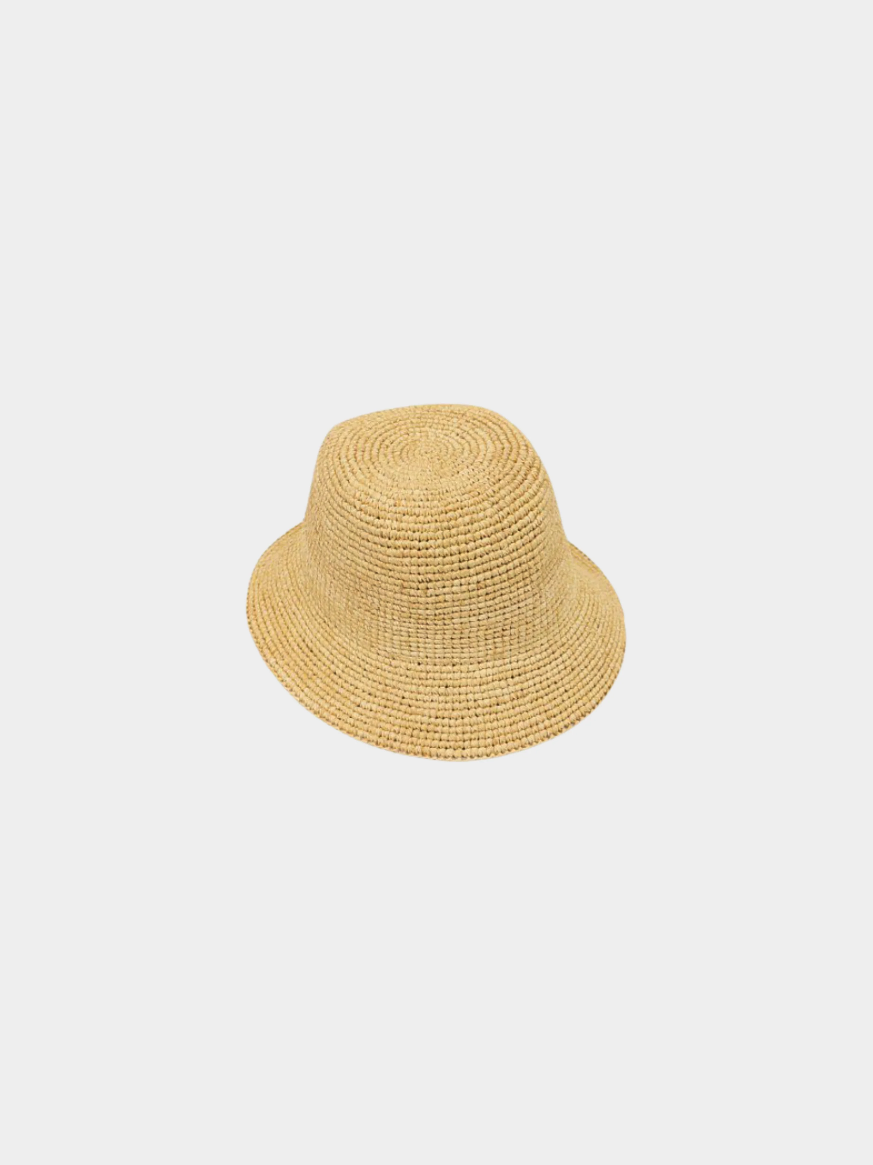 Gucci 2020s Beige Raffia Double G Bucket Hat - Image 2