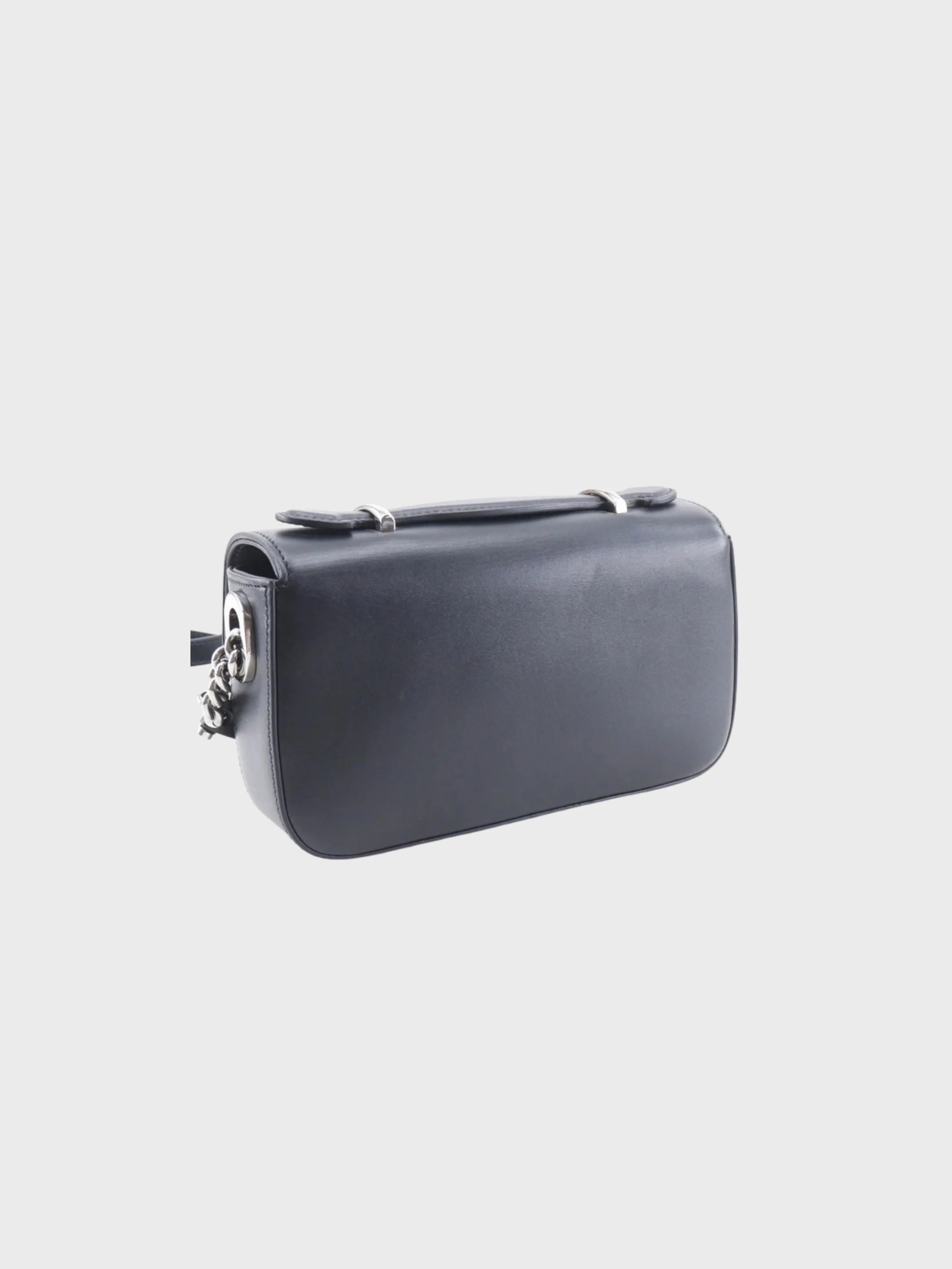 Gucci 2020s Black Leather Petite GG 2Way Shoulder Bag - Image 3