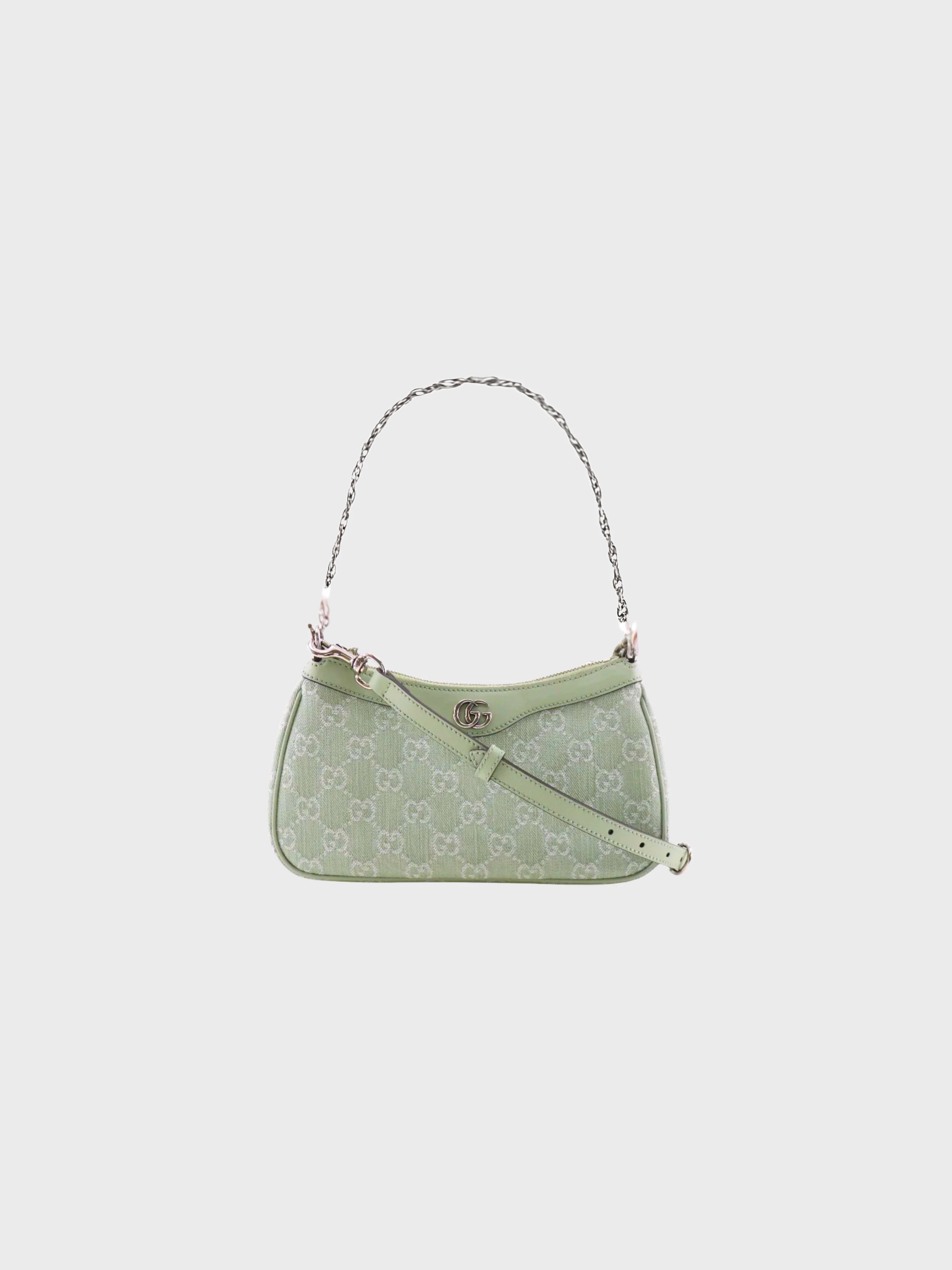 Gucci 2020s Pale Green GG Canvas Ophidia 3Way Shoulder Bag