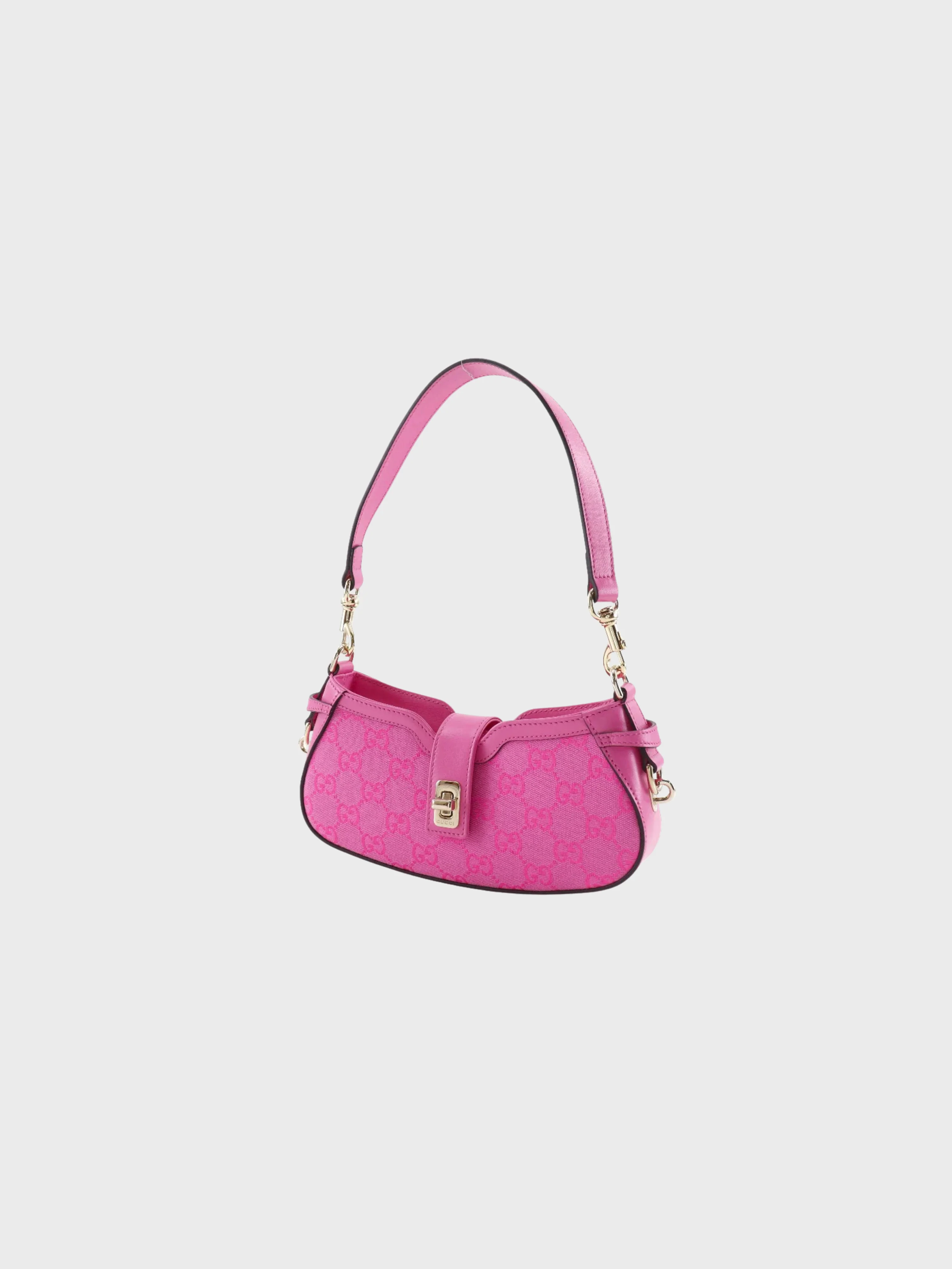 Gucci 2020s Pink GG Canvas Moonside Mini Shoulder Bag - Image 3