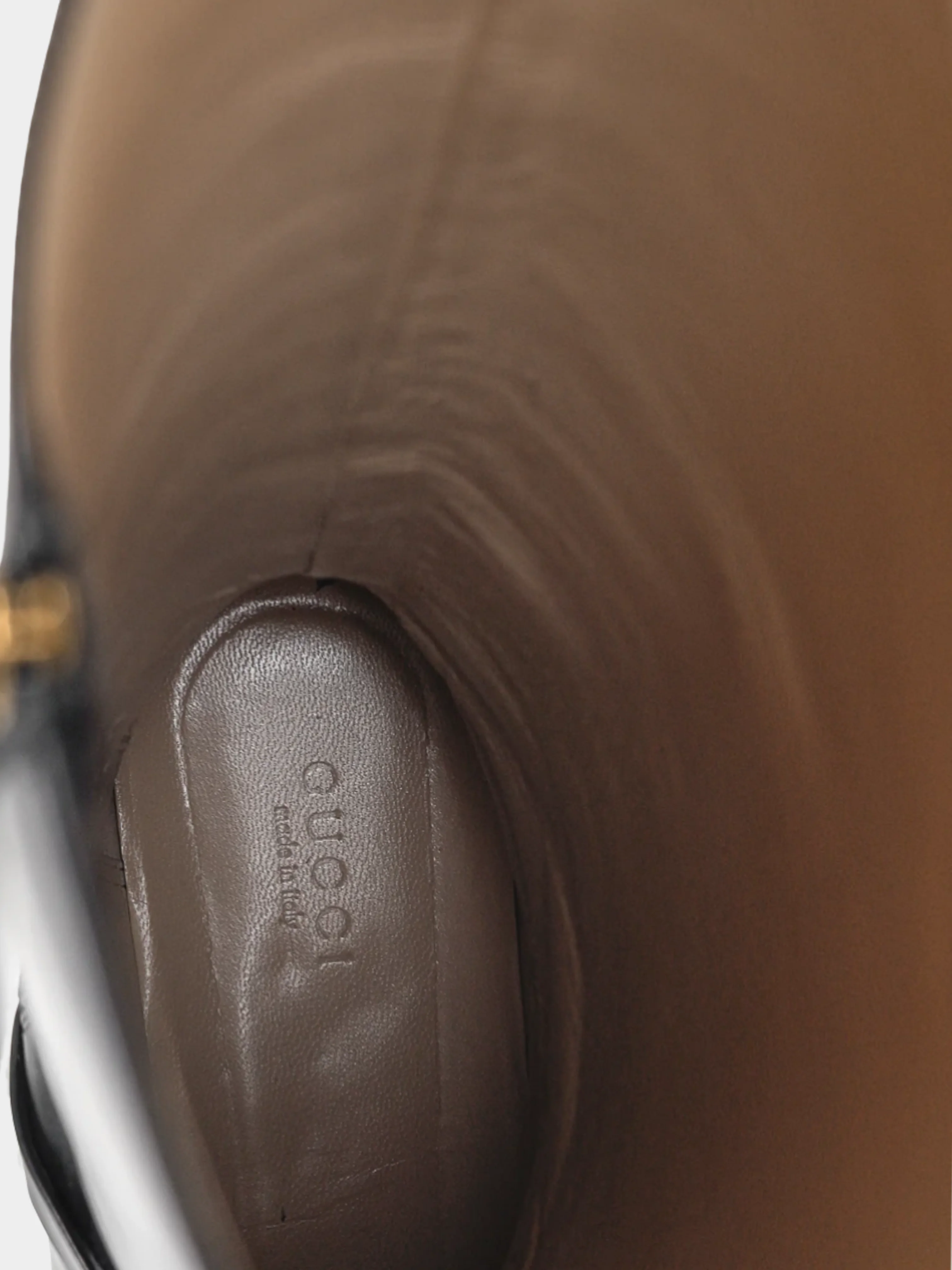 Gucci 2020s Rosie Black Elite Calf Leather Riding Boots - Image 6