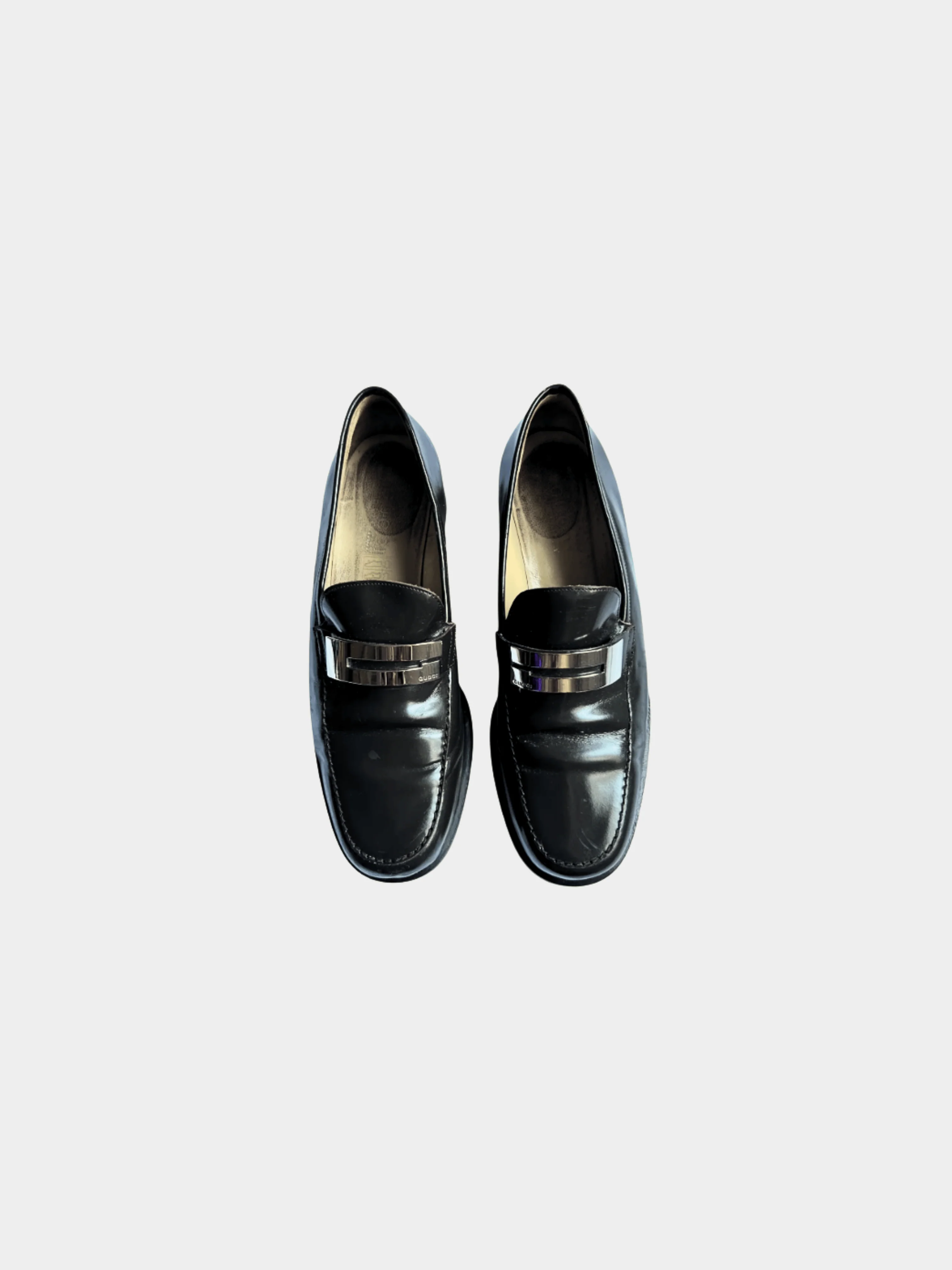 Gucci by Tom Ford 2000s Brown Leather Loafers - Image 2