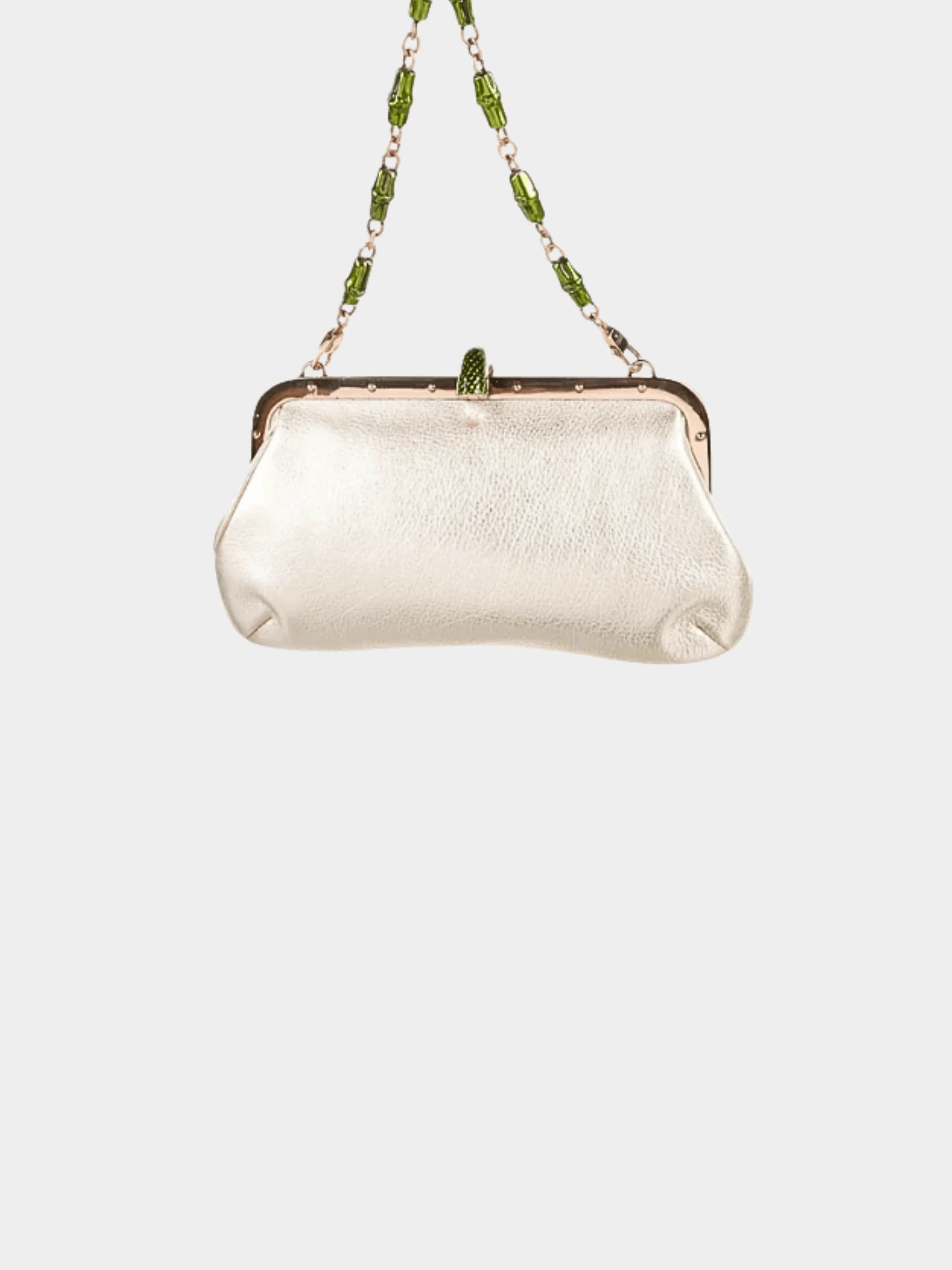 Gucci by Tom Ford SS 2004 Crystal Green Dragon bag - Image 3