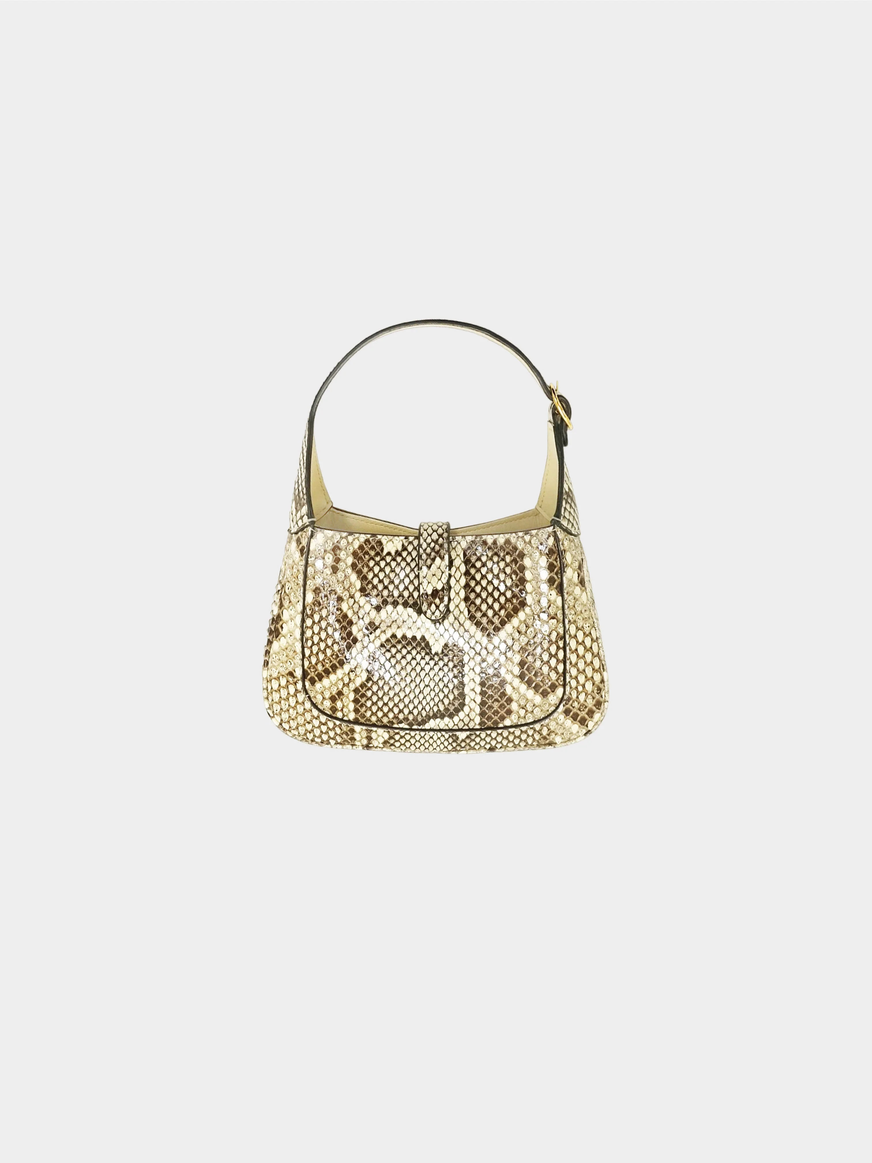 Gucci FW 2020 Jackie 1961 Mini Python Hobo - Image 3
