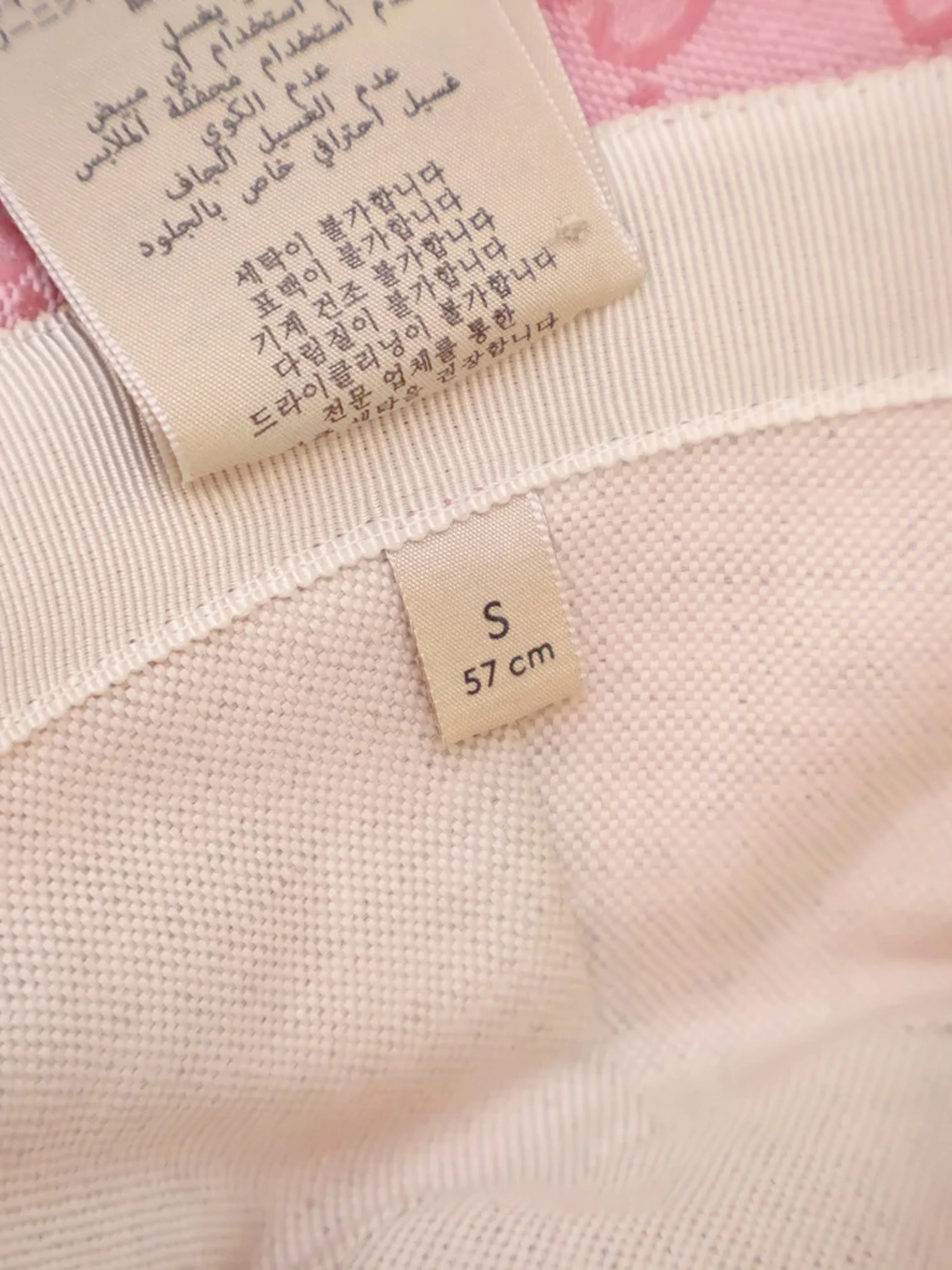 Gucci Late 2010s Pink Monogram Double G Bucket Hat - Image 6