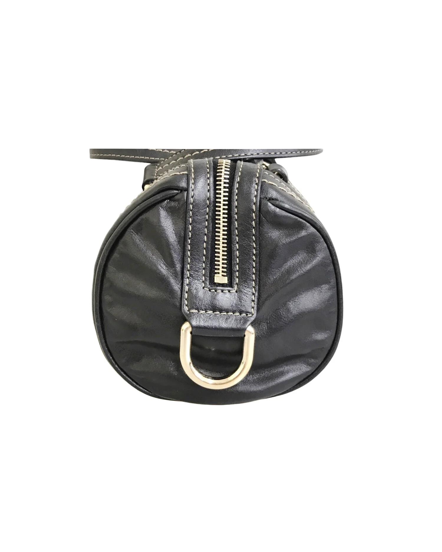 Gucci 2000s Mini Boston Leather Handbag - Image 4
