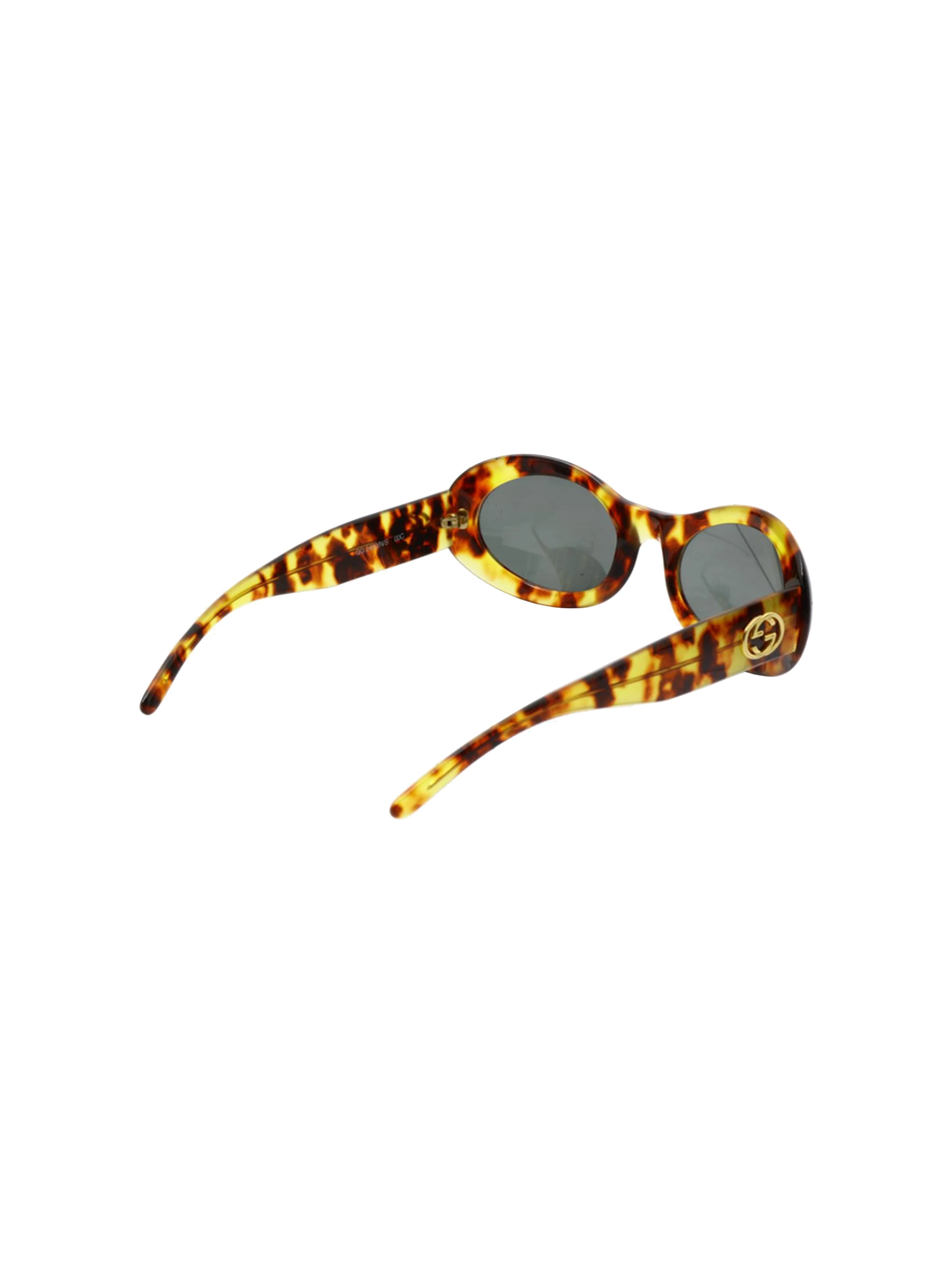 Gucci 2000s Tortoise Oval Sunglasses - Image 3