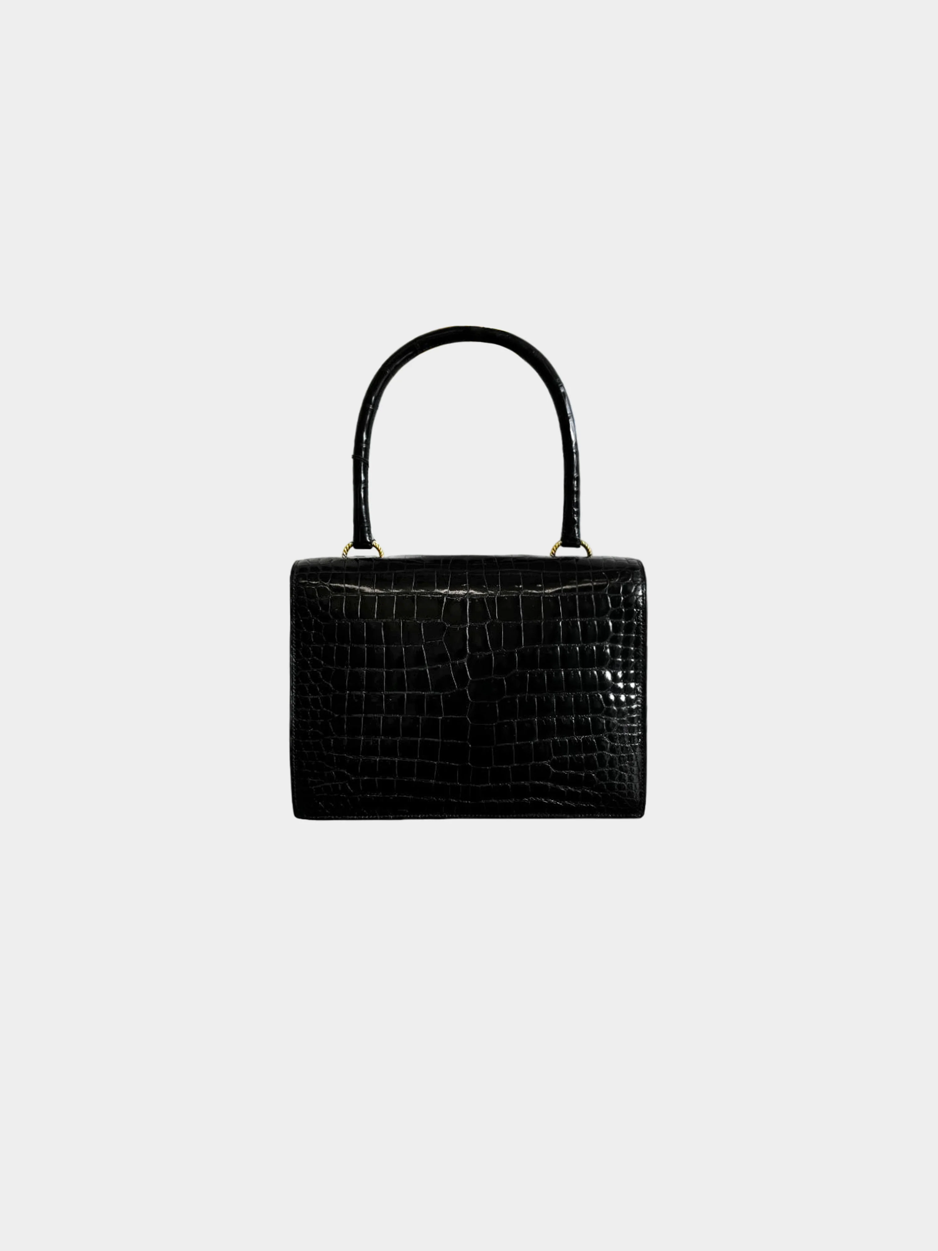 Hermès 1960s Black Sac Vasco Handbag - Image 2