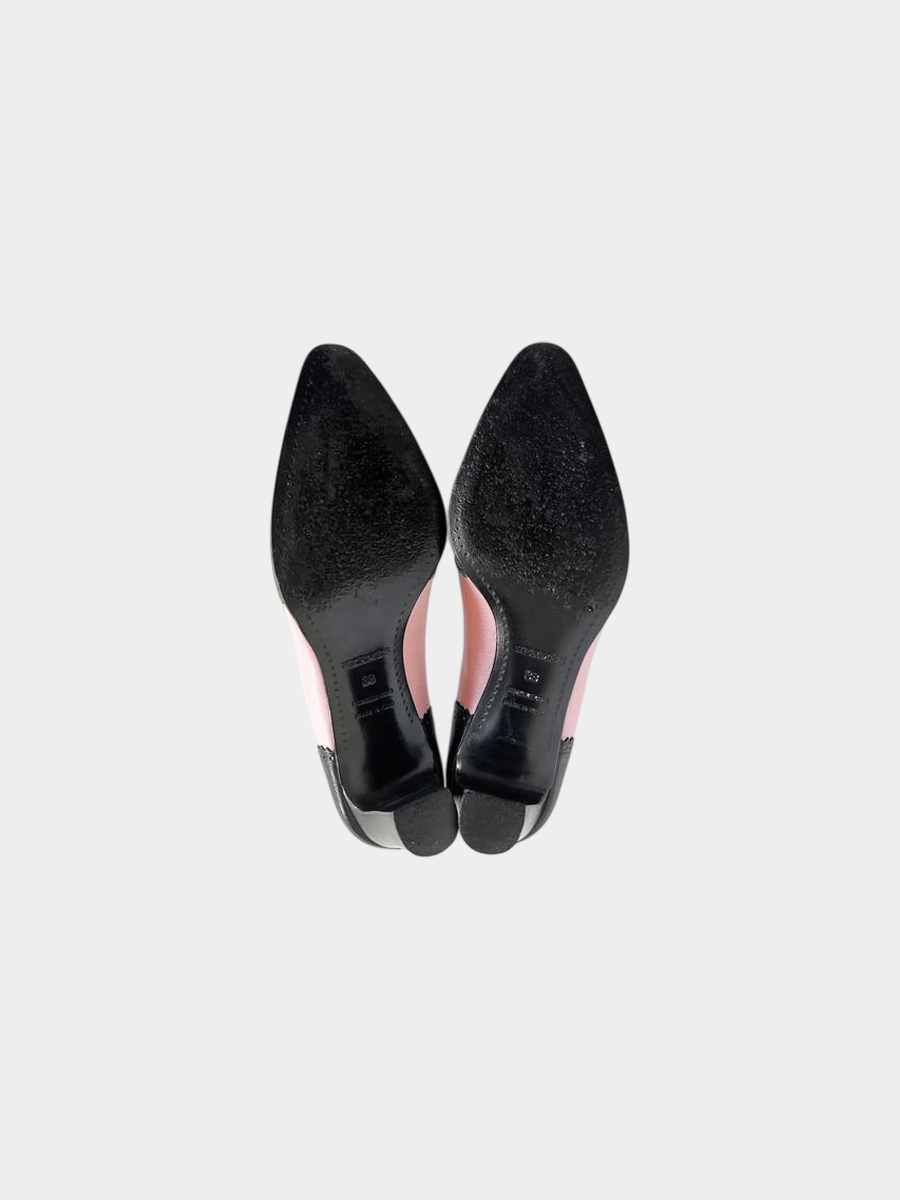 Hermes 1980s Tri-color Tassel Brogue Pumps - Image 3