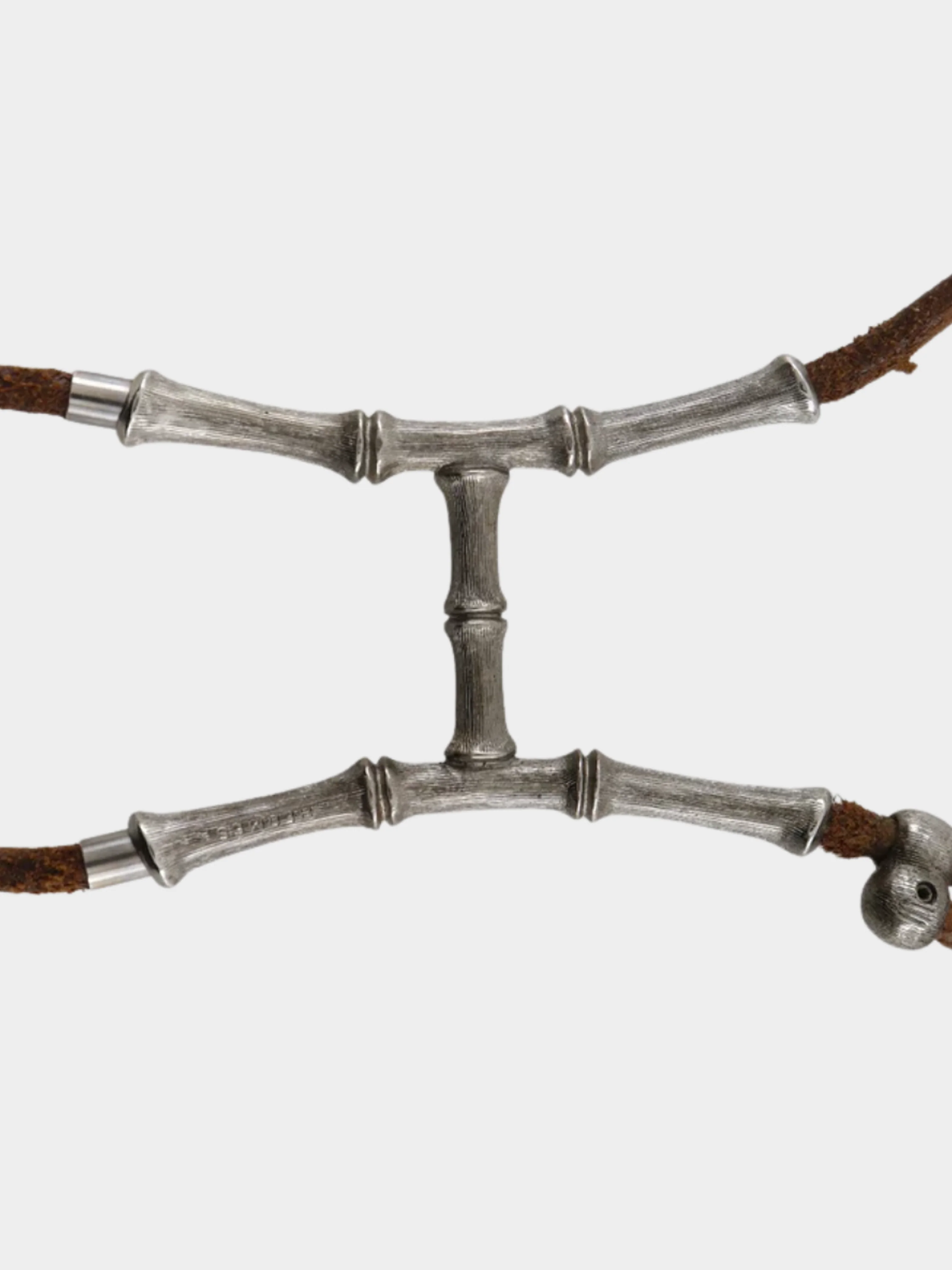 Hermes 2000s Bamboo Halter Necklace - Image 2
