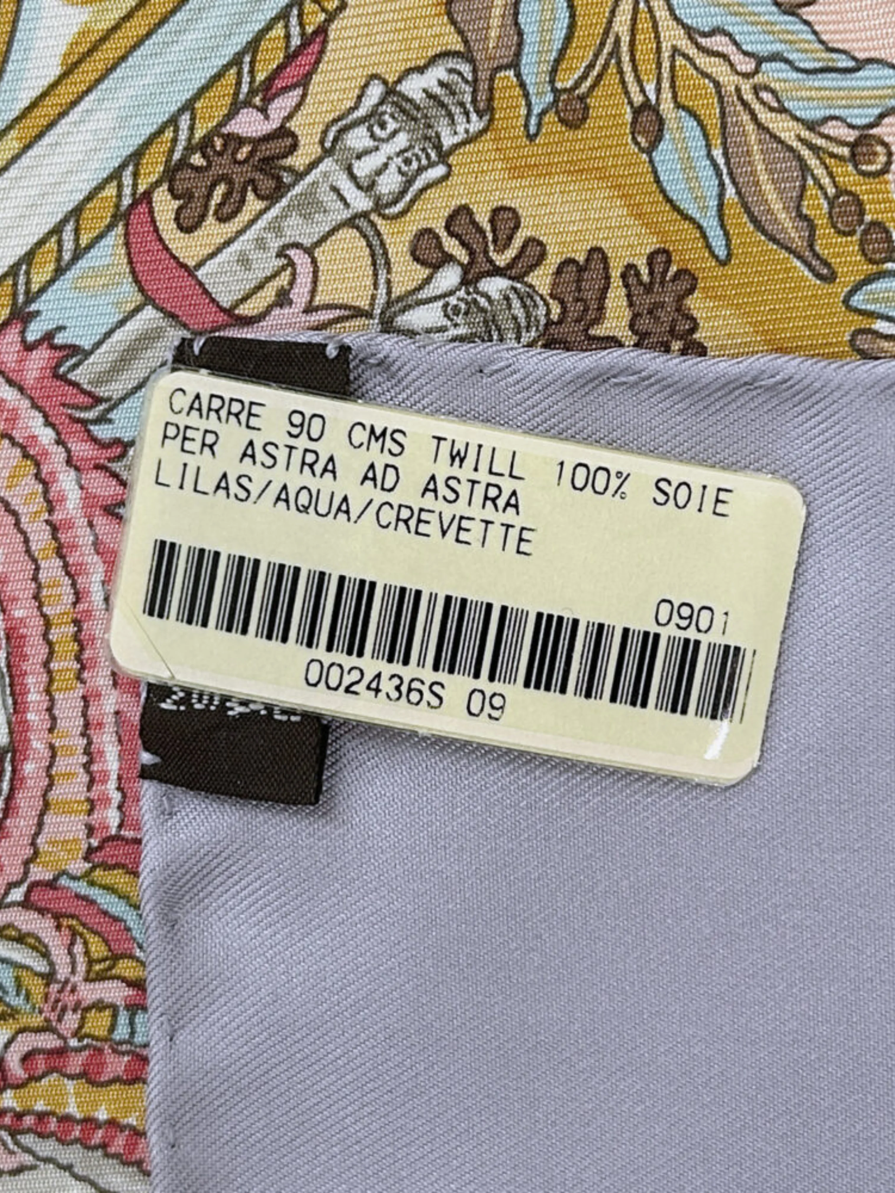 Hermès 2000s Multicolor Per Astra Ad Astra Silk Scarf - Image 5