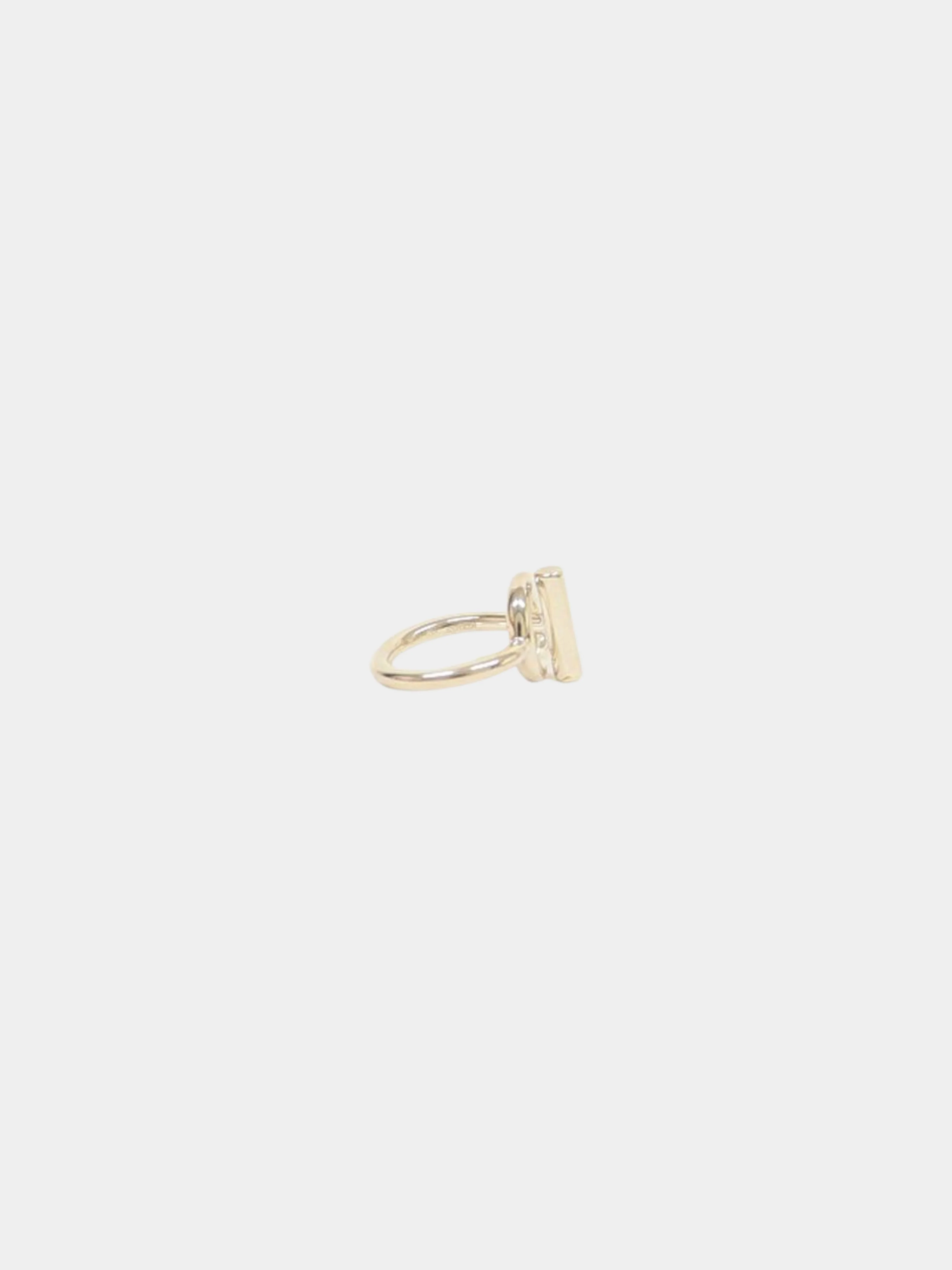 Hermès 2000s Silver Echapé Ring - Image 3