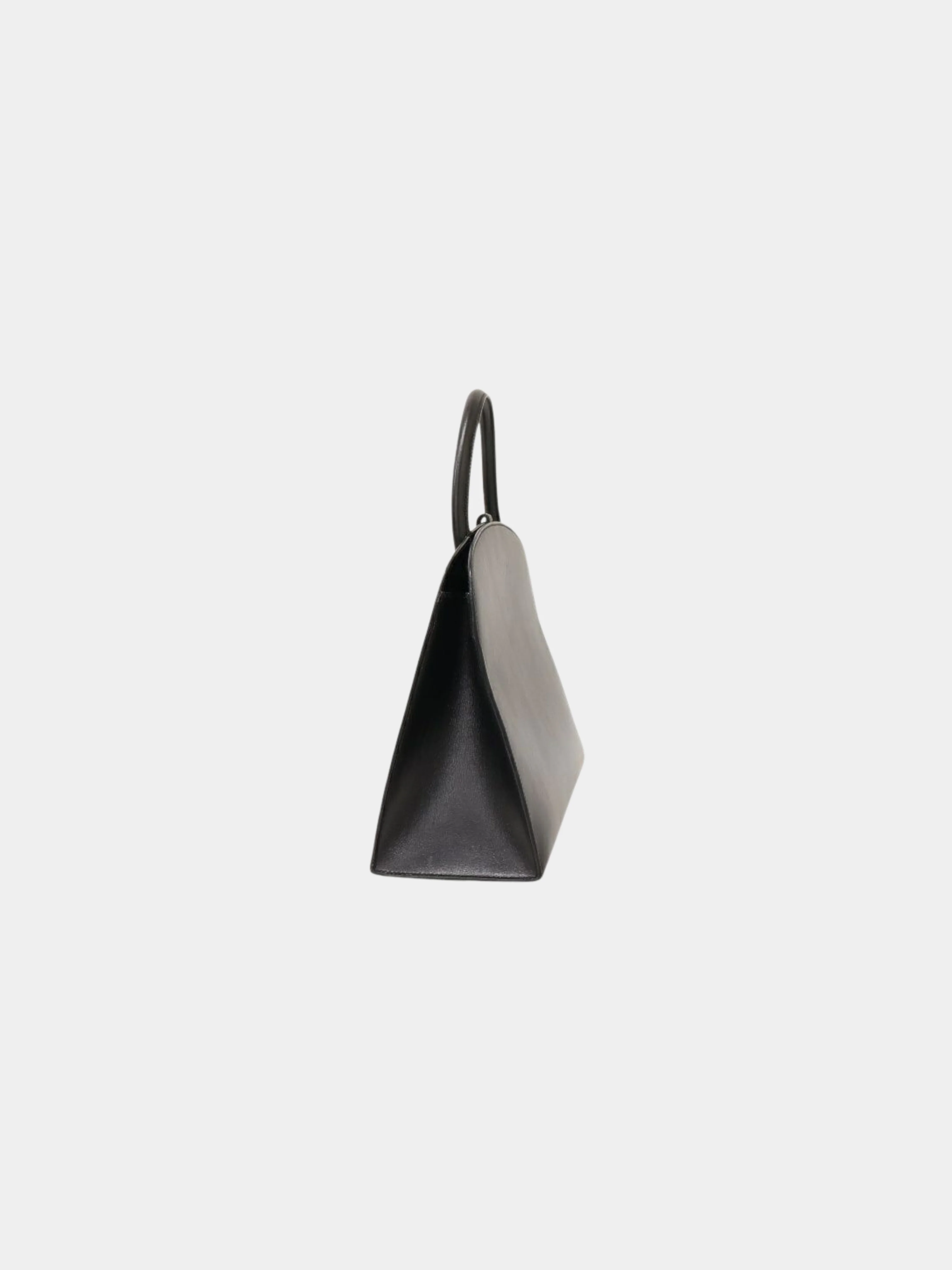 Hermès 2002 Black Dalvy MM Box Calf Bag - Image 3