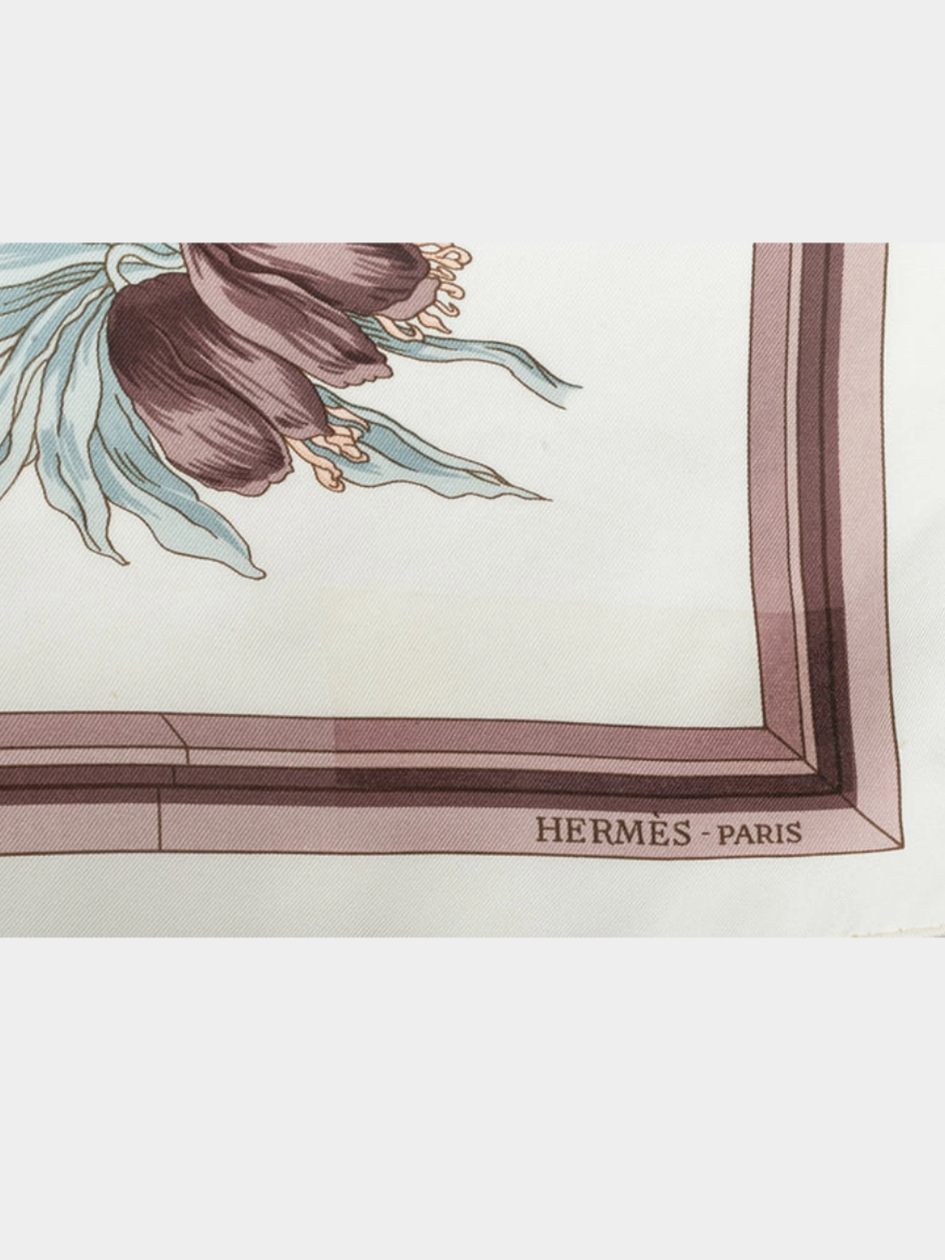 Hermes 2006 Multicoloured "Quai aux fleurs" Scarf - Image 4