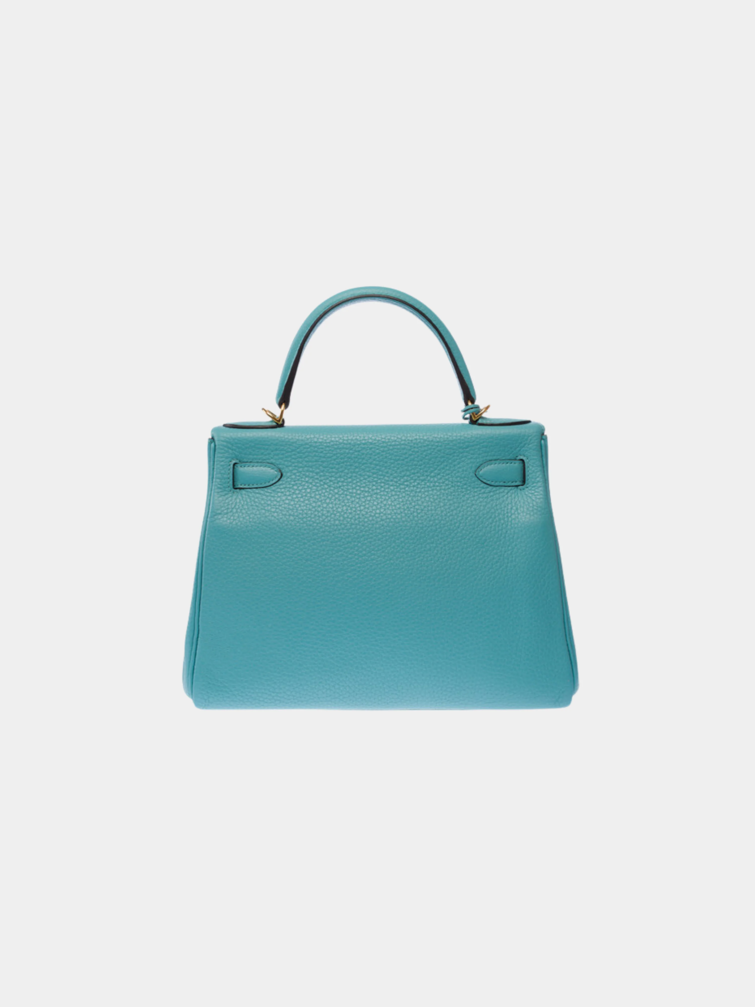 Hermès 2010s Blue Togo Kelly 28 Retourne Bag - Image 2