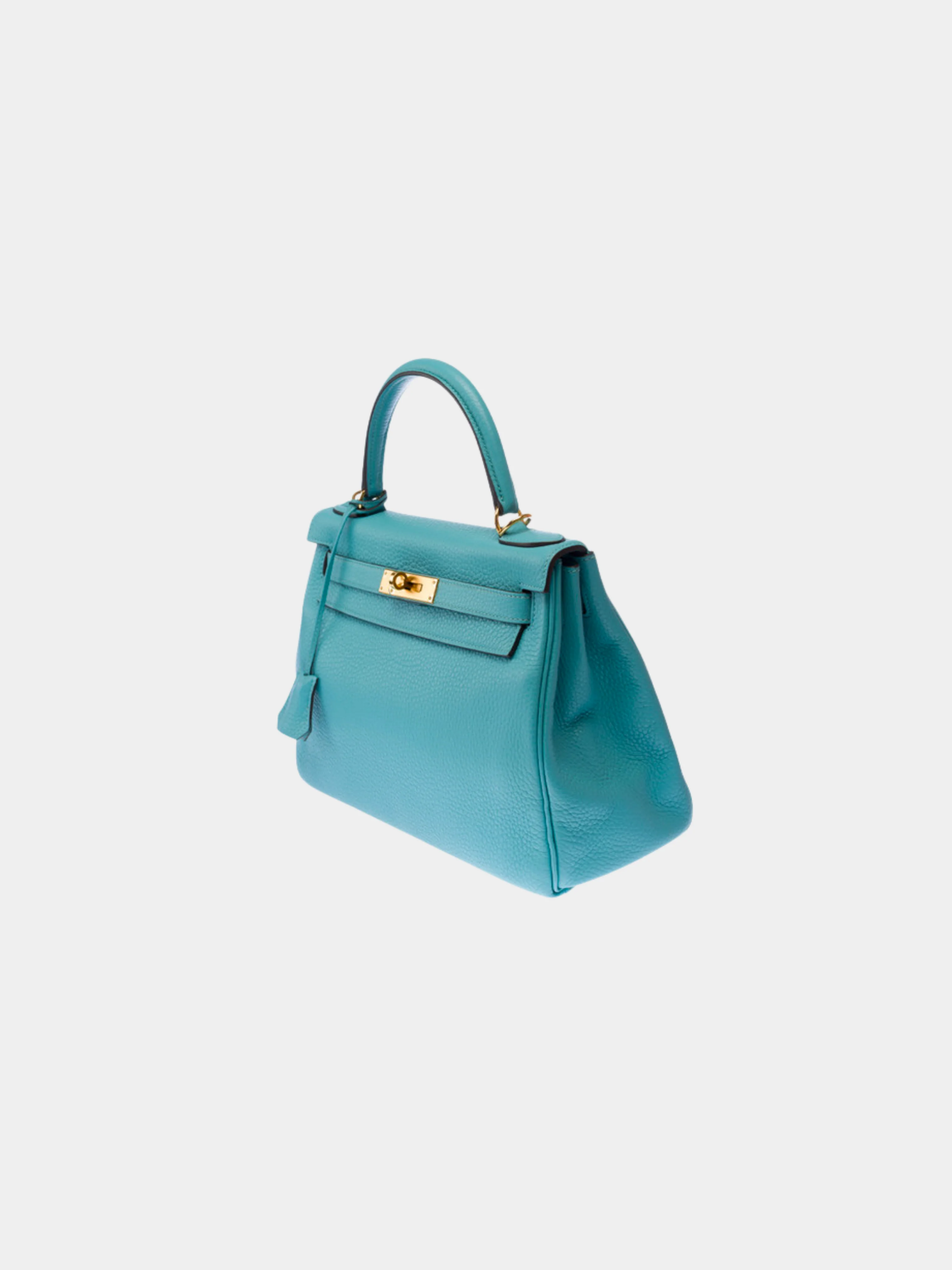 Hermès 2010s Blue Togo Kelly 28 Retourne Bag - Image 4