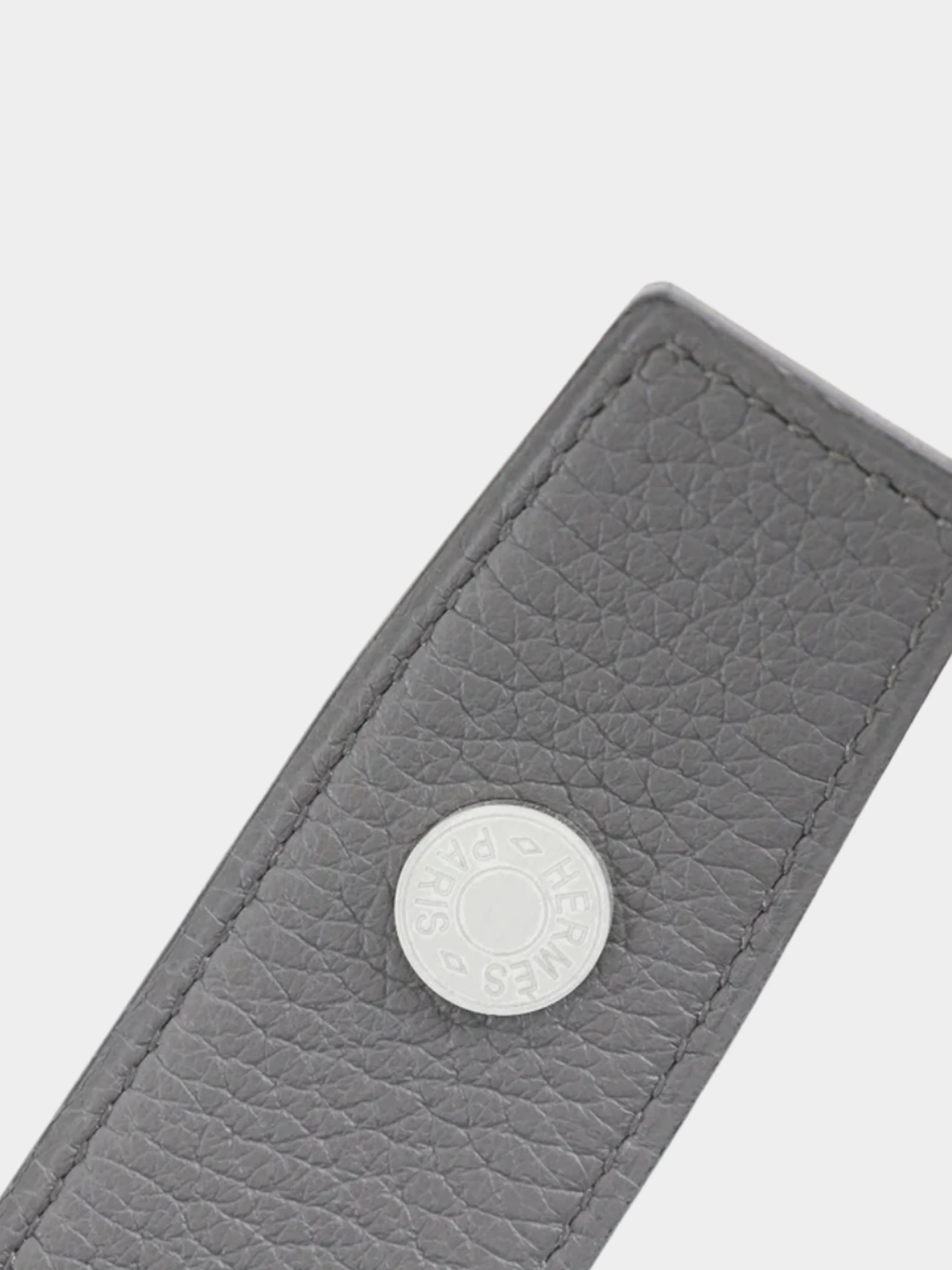 Hermes 2010s Grey Serie Belt - Image 3