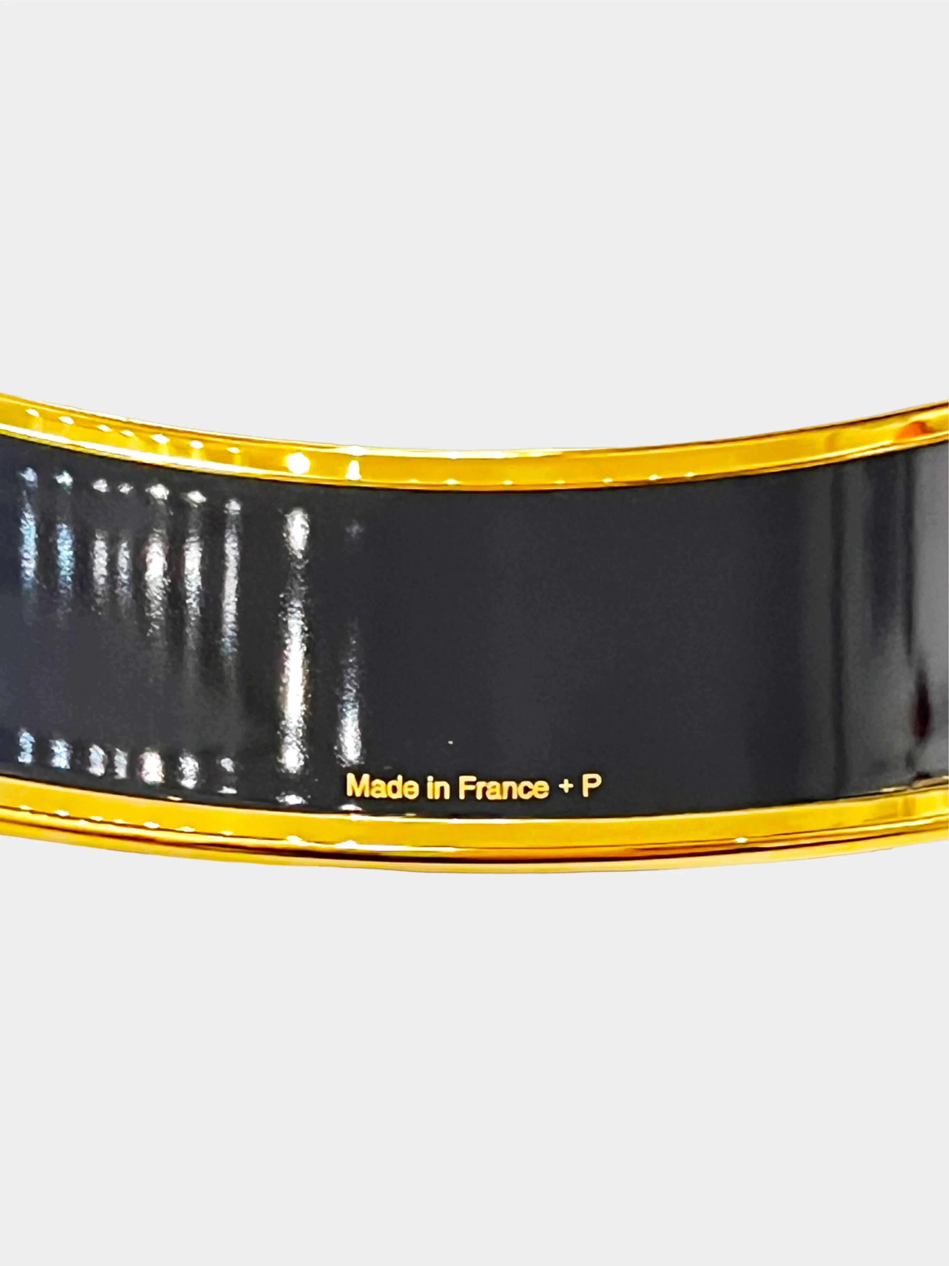 Hermès 2010s Multicolor Enamel Bangle - Image 3