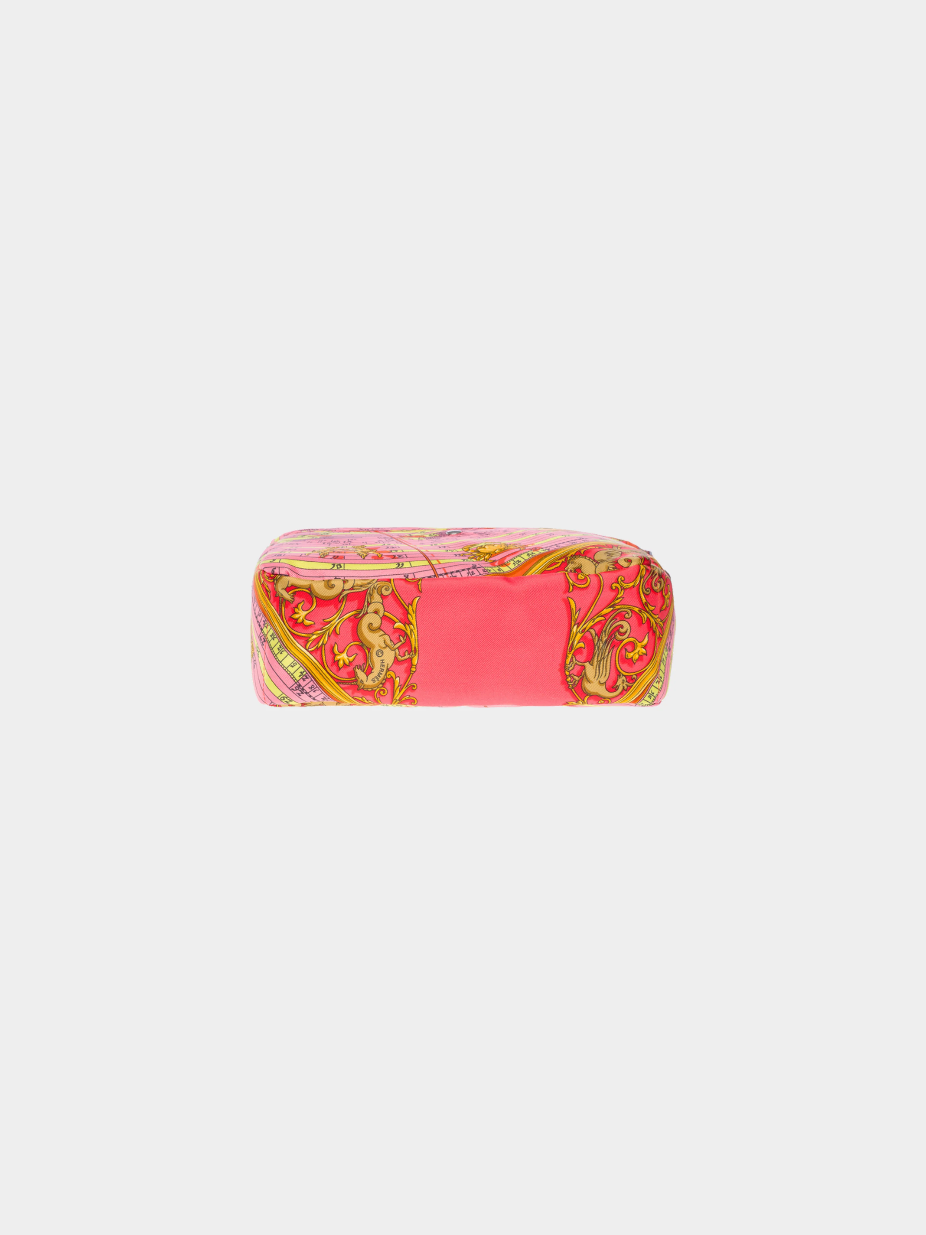 Hermes 2010s Multicoloured Graphic Printed Silk Case - Image 3