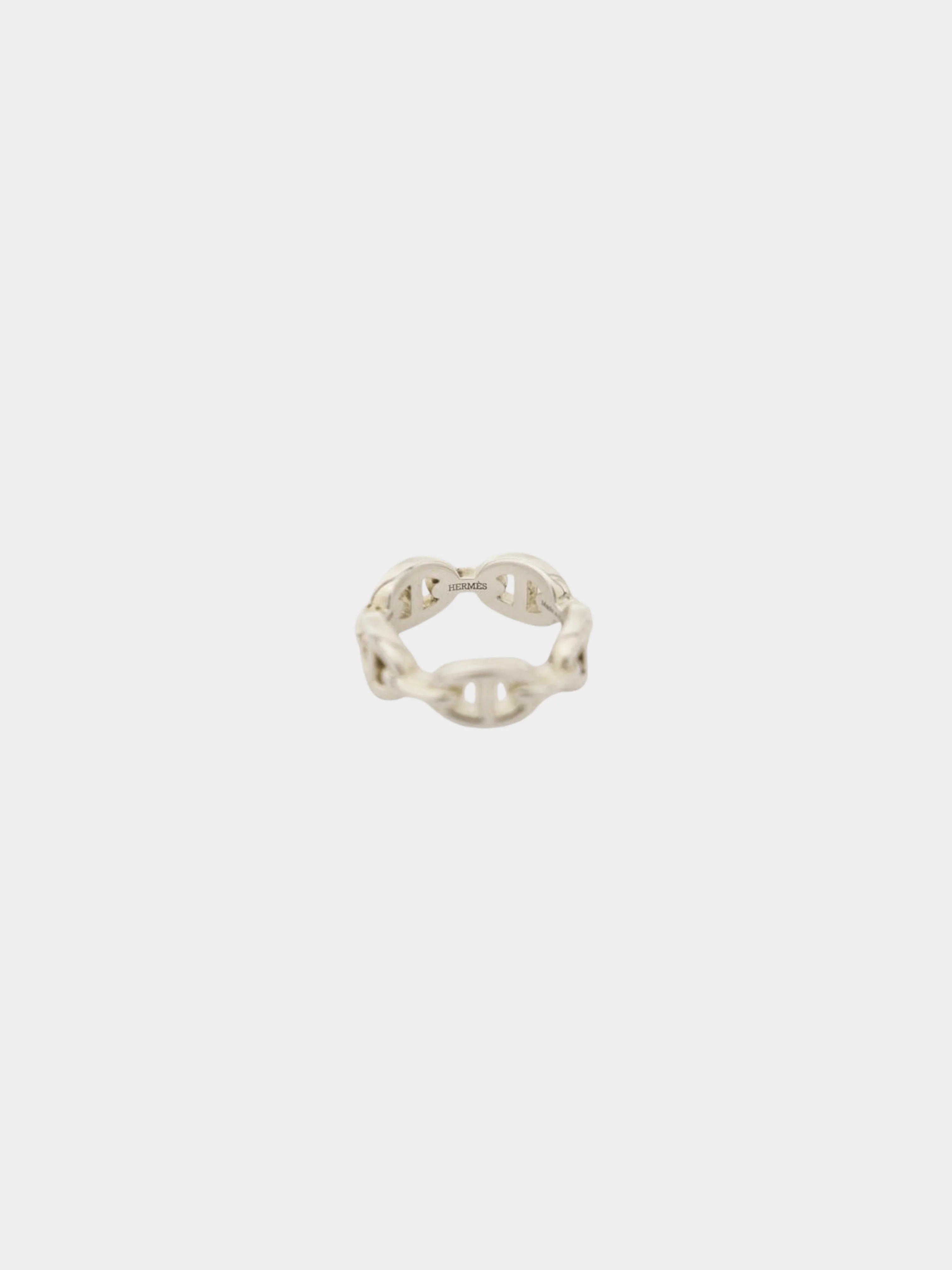 Hermès 2010s Silver Chaine d'Ancre Anchaine Ring - Image 2