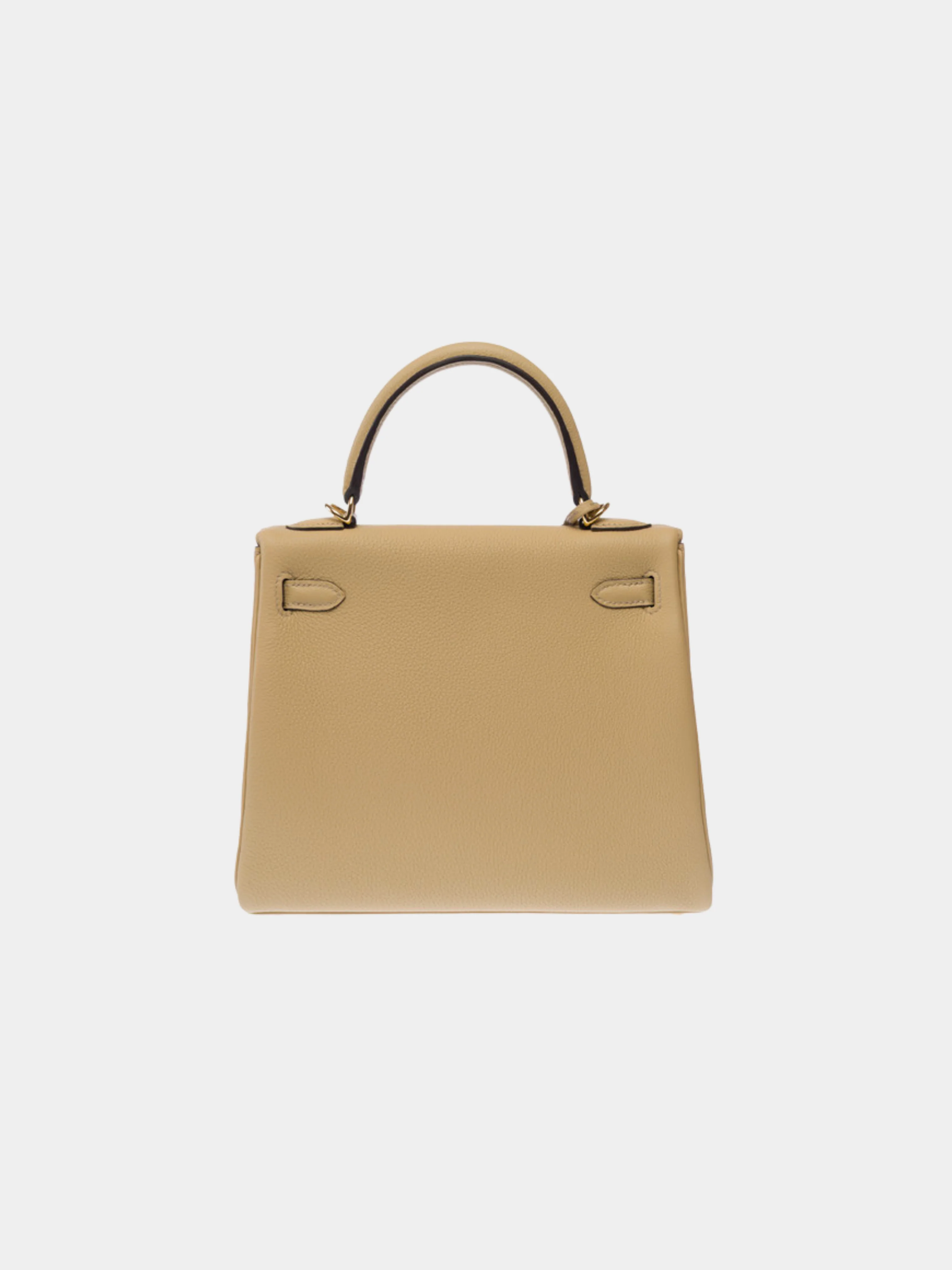 Hermès 2020s Beige Togo Kelly 25 Retourne Bag - Image 2