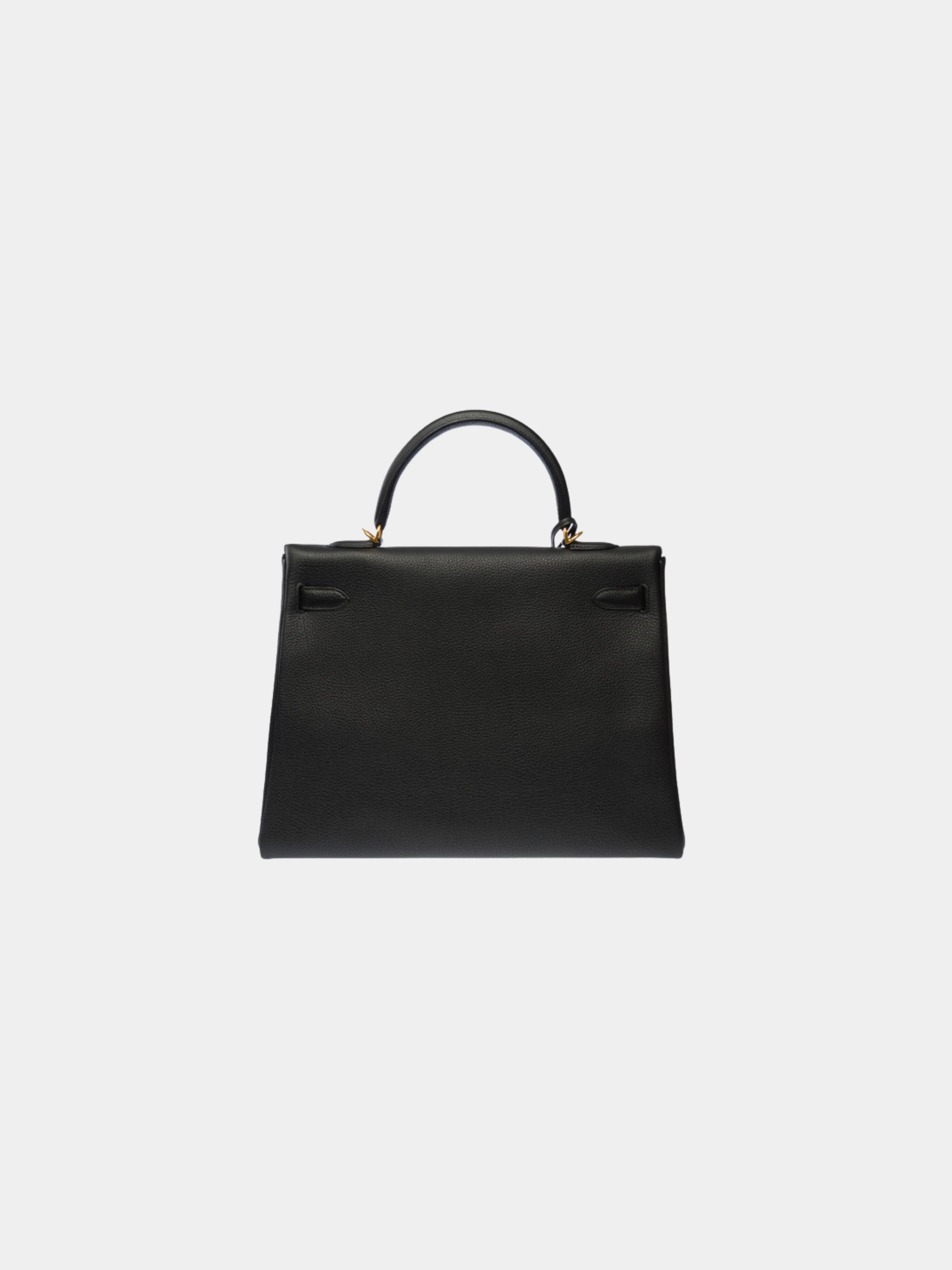 Hermès 2020s Black Togo Kelly 35 Retourne Bag - Image 2