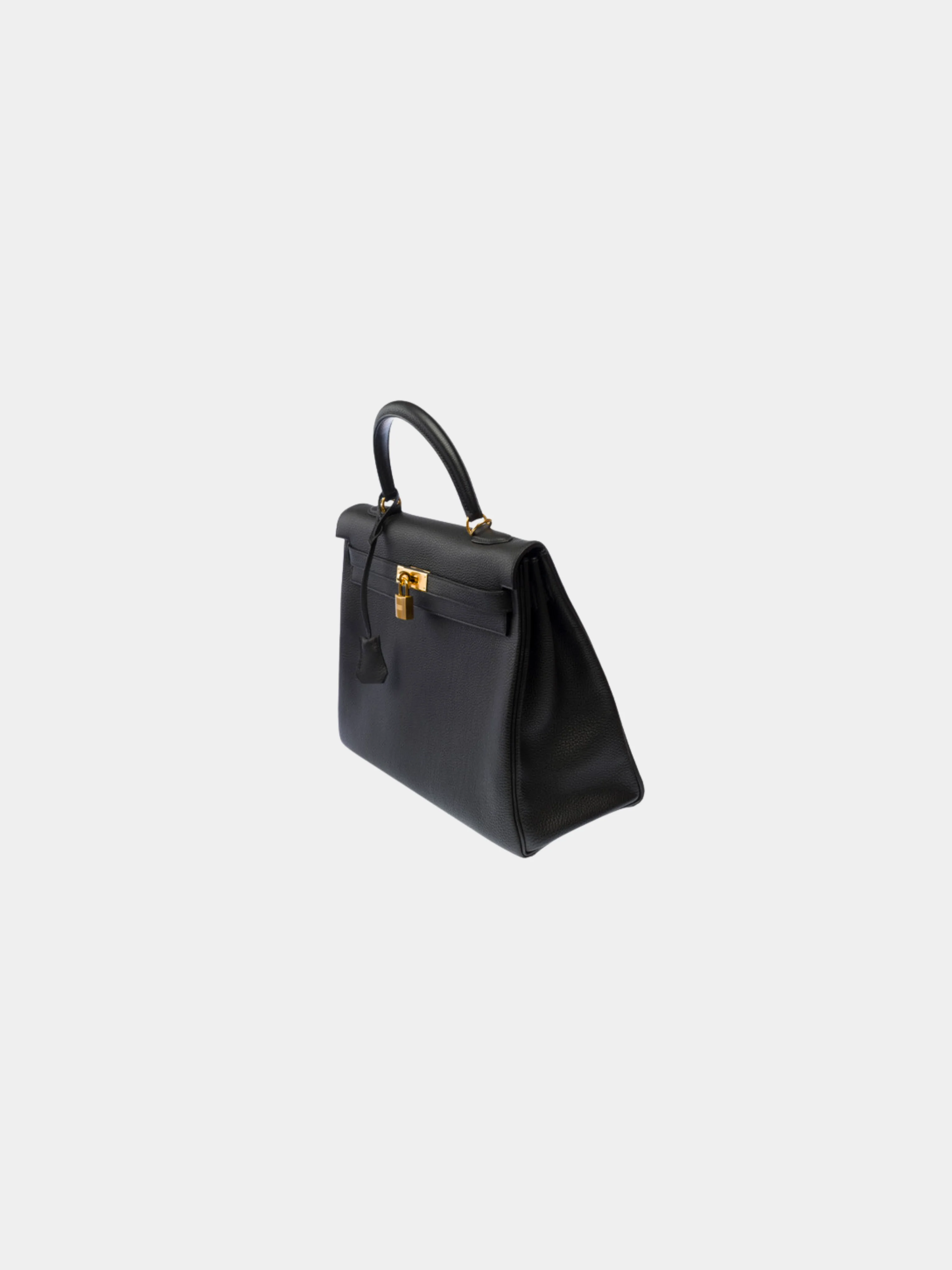 Hermès 2020s Black Togo Kelly 35 Retourne Bag - Image 3