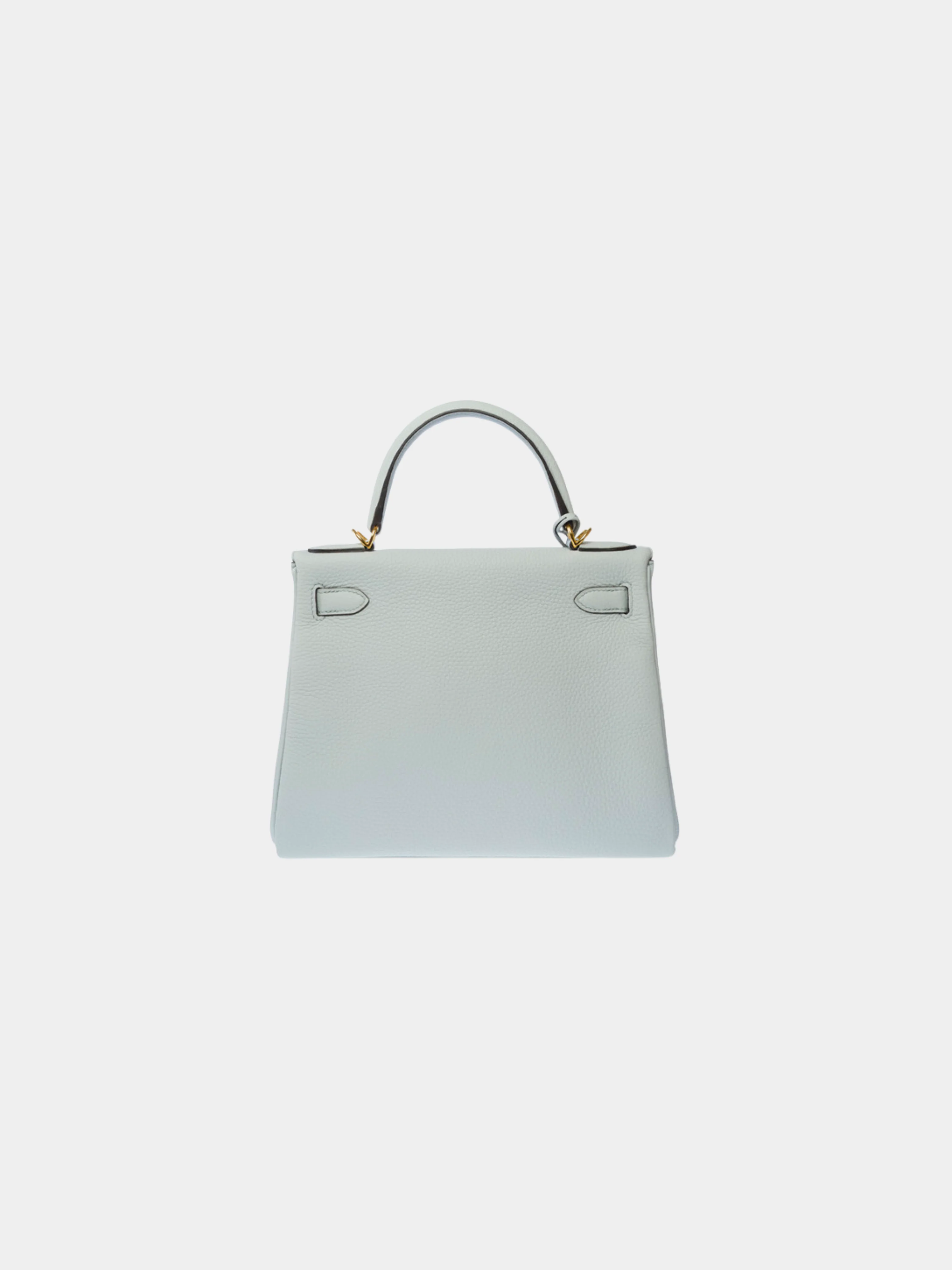 Hermès 2020s Blue Taurillon Clémence Kelly 28 Retourne Bag - Image 2