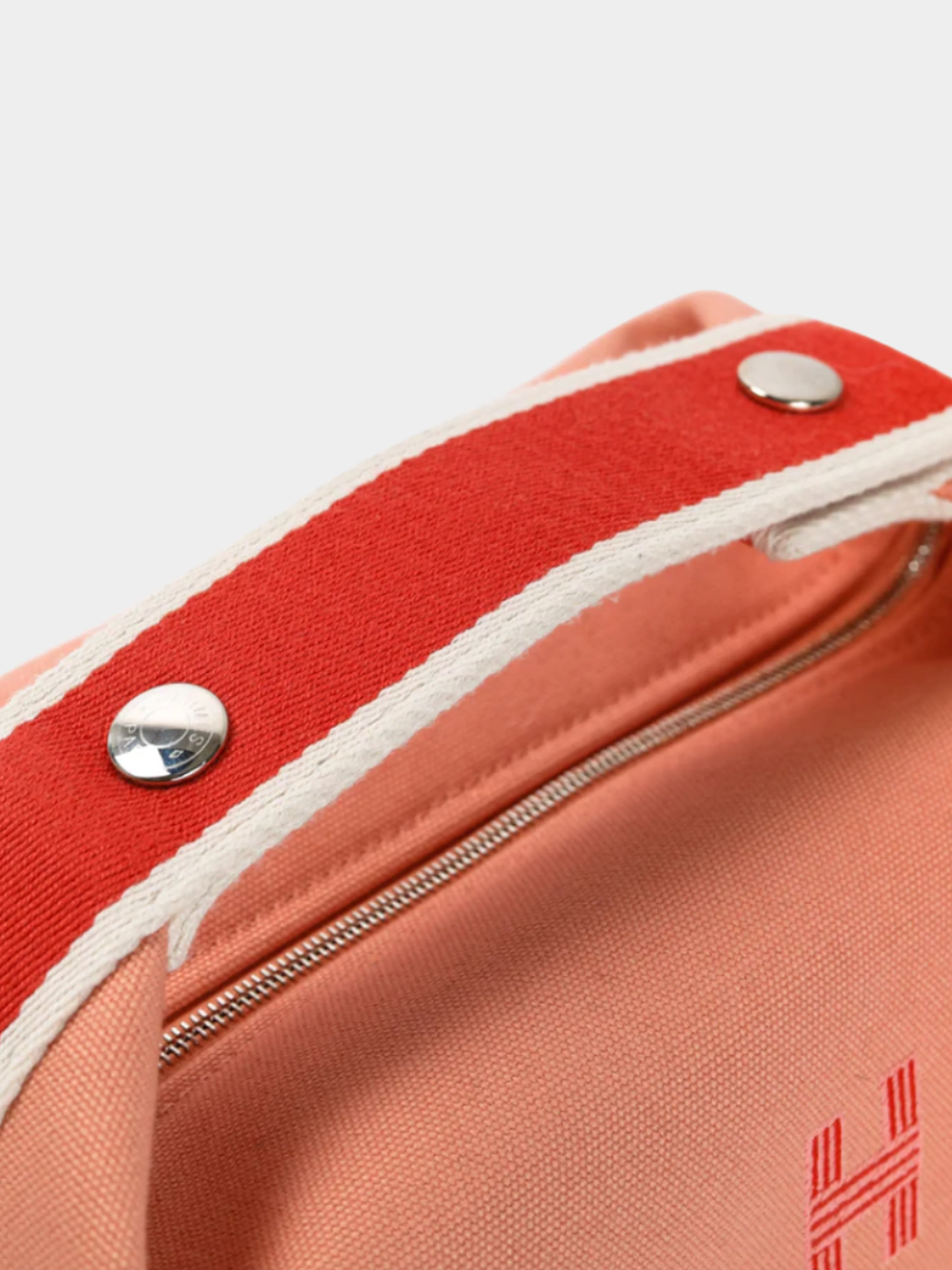 Hermes 2020s Coral Bride-a-Brac Small Model Goyave Canvas Case - Image 5