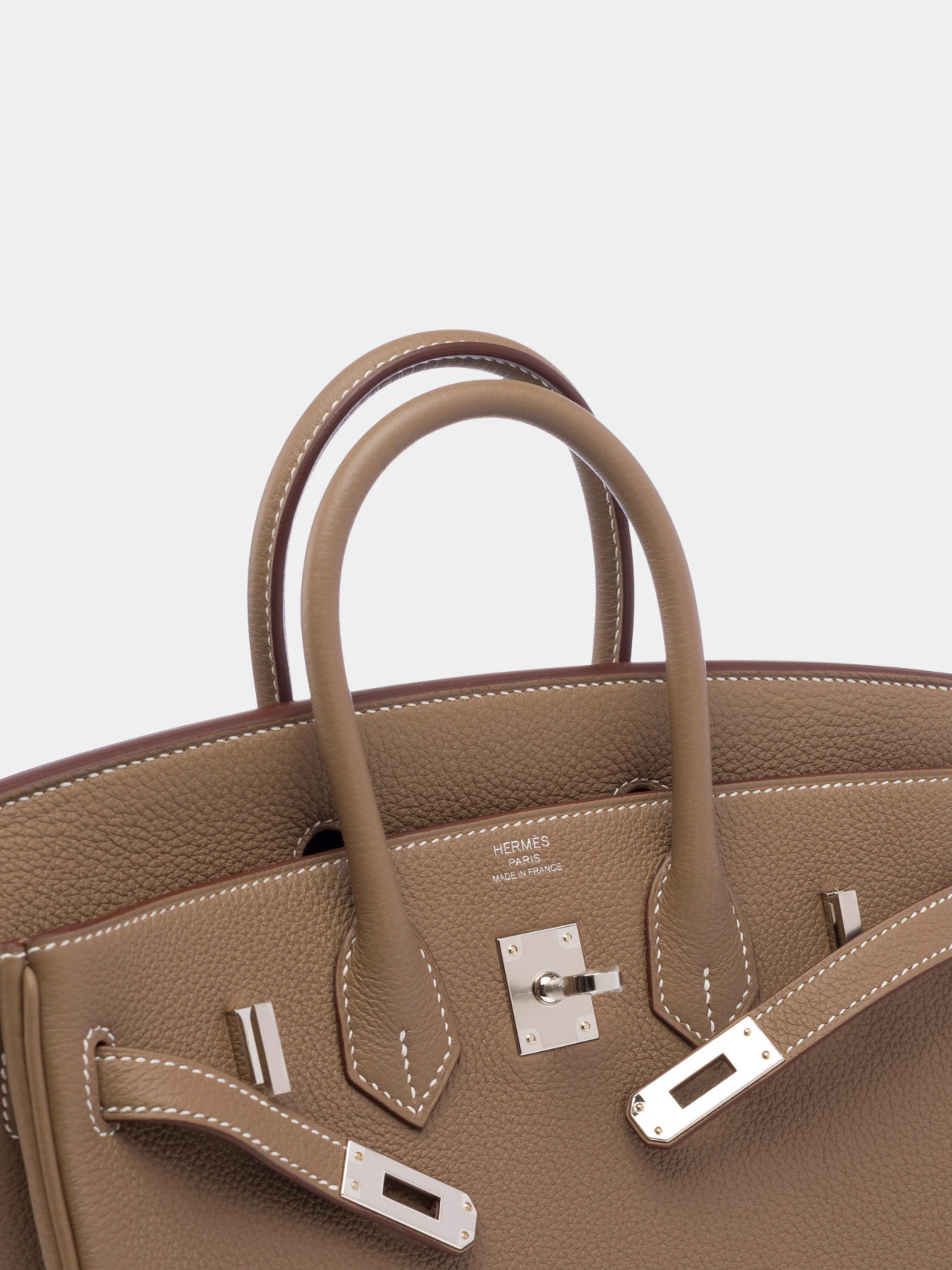 Hermès 2020s Étoupe Togo Birkin 25 Bag - Image 5