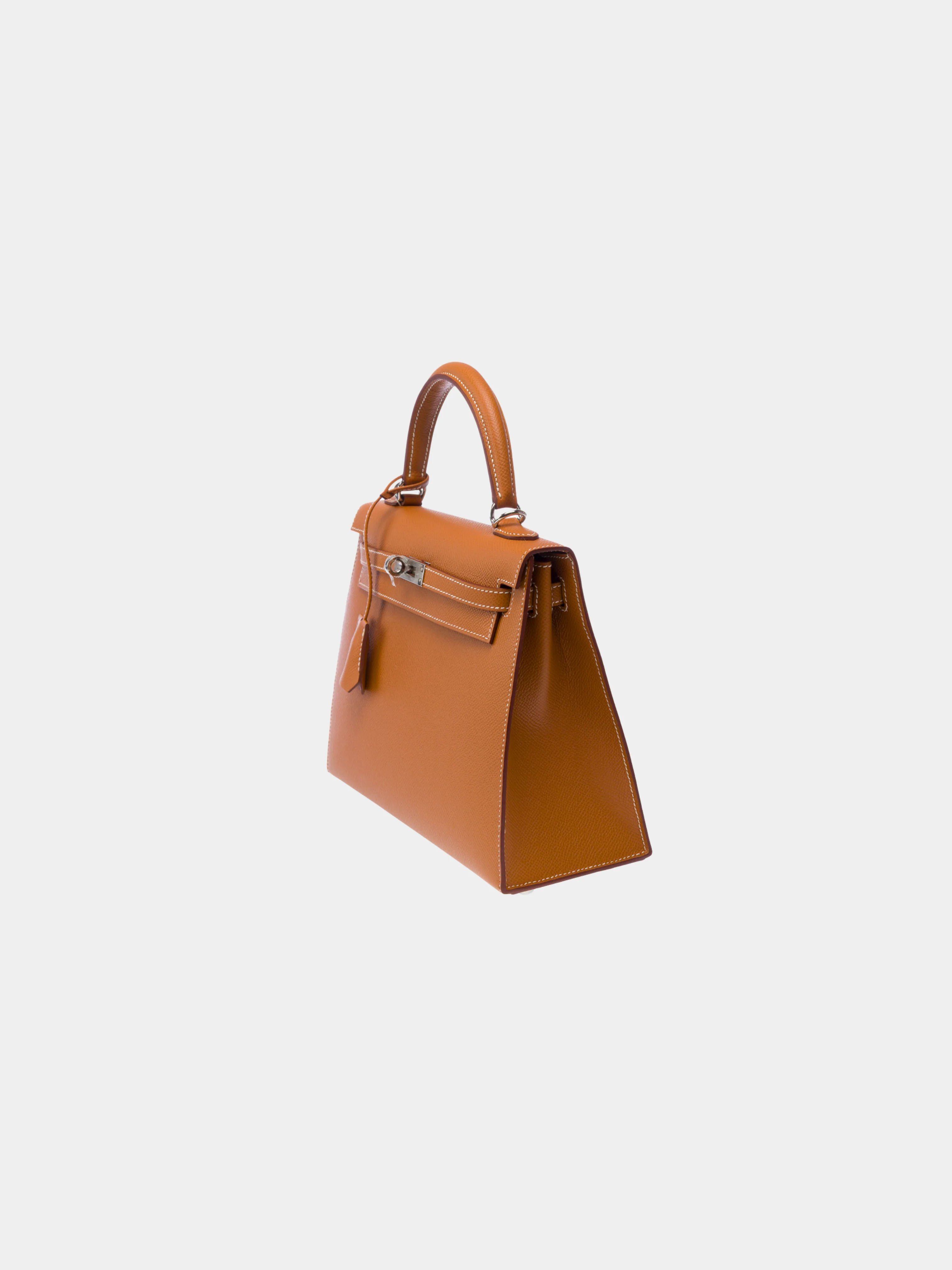 Hermès 2020s Gold Epsom Kelly 25 Sellier Bag - Image 3