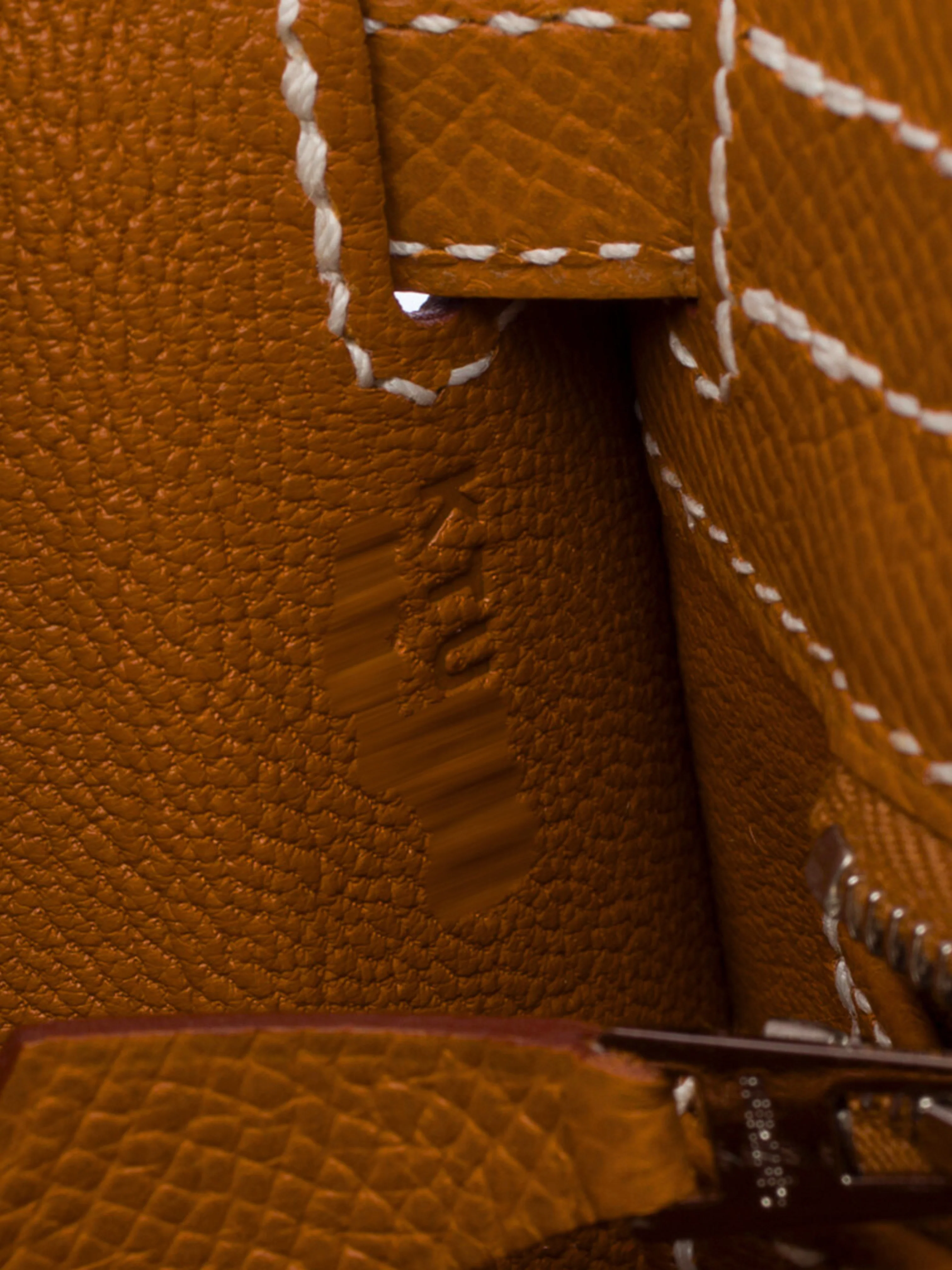 Hermès 2020s Gold Epsom Kelly 25 Sellier Bag - Image 6