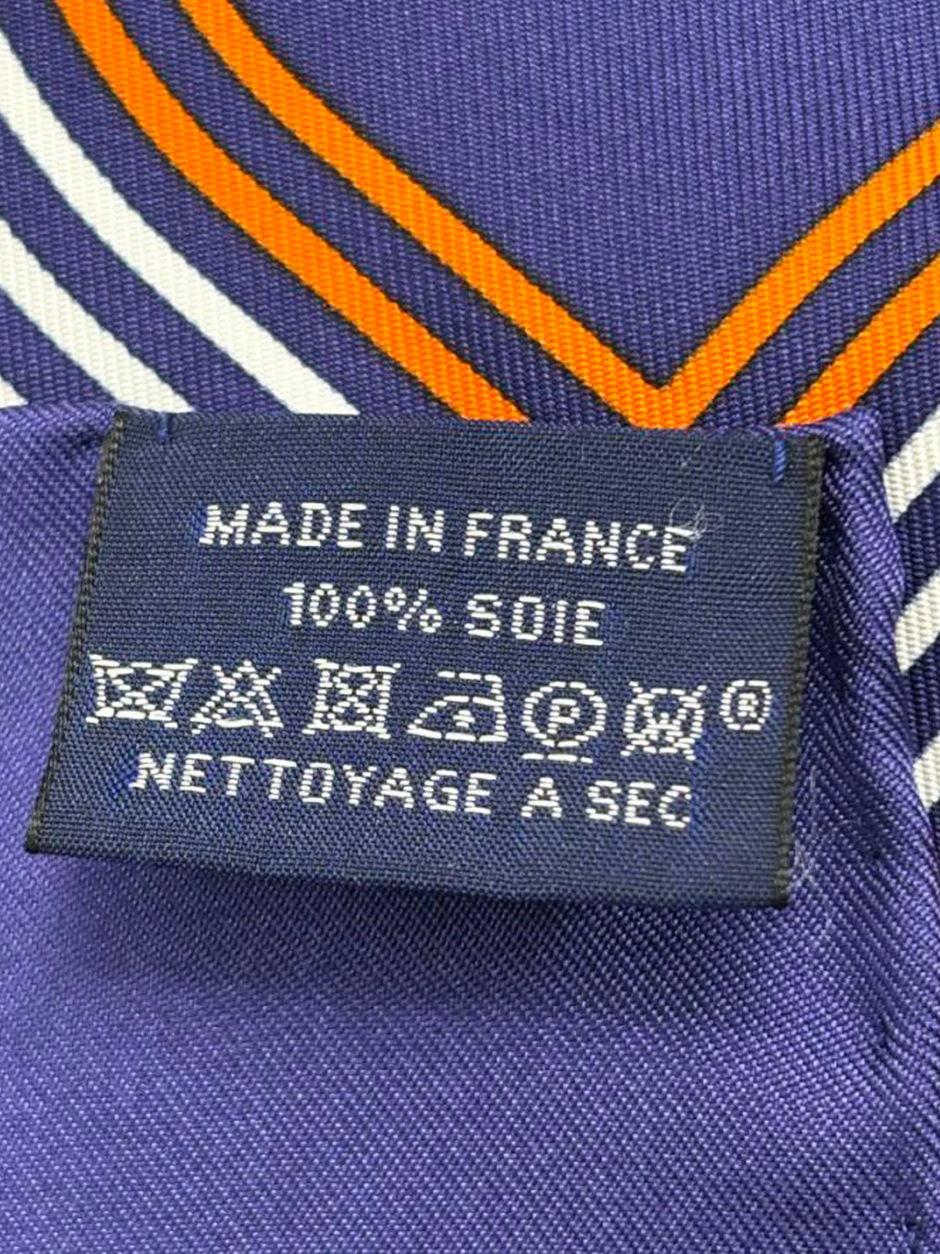 Hermès 2021 Circuit 24 Faubourg Silk Scarf - Image 4