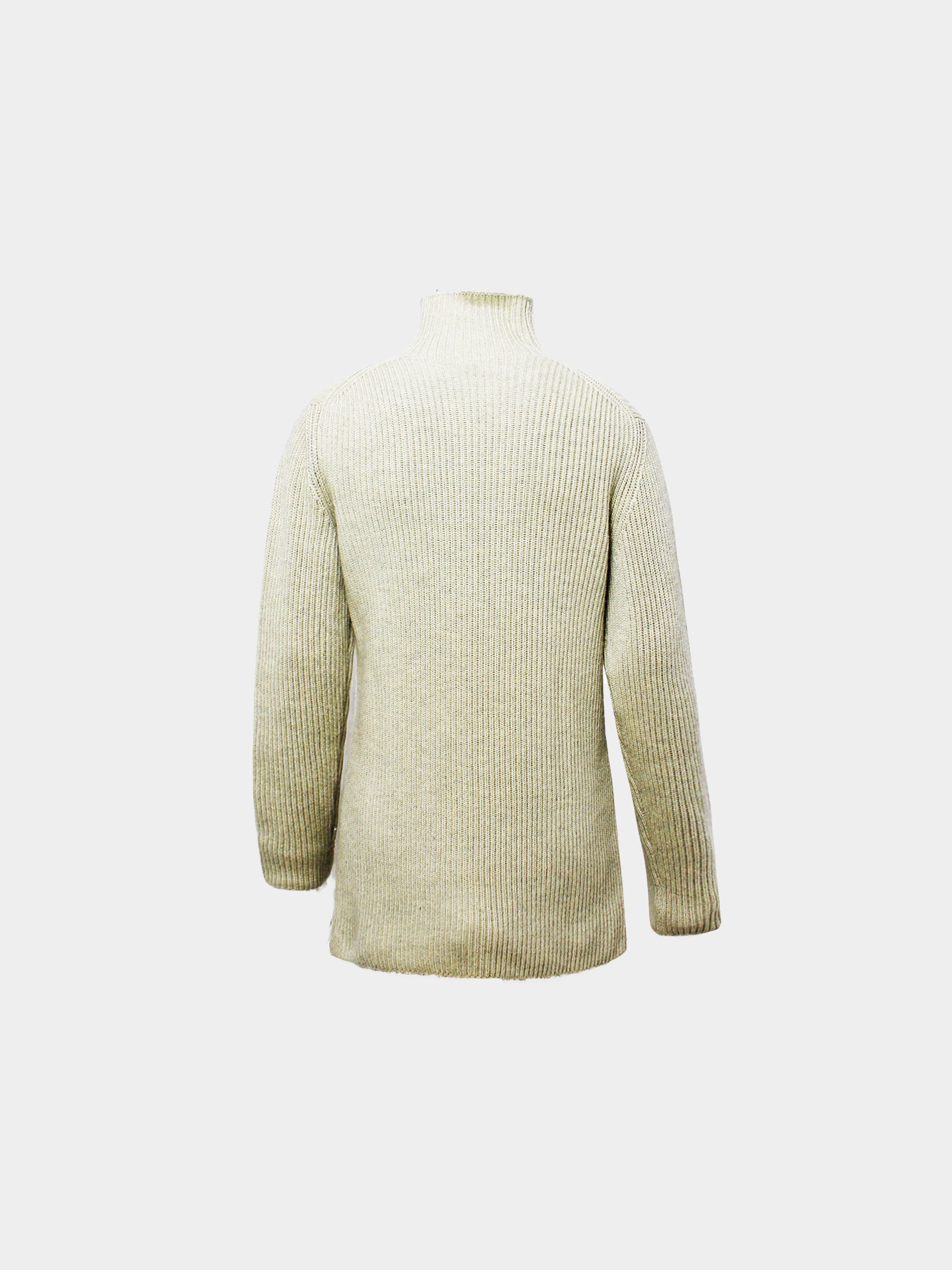 Hermès by Martin Margiela FW 2000 Turtleneck Rib Knit Sweater - Image 2