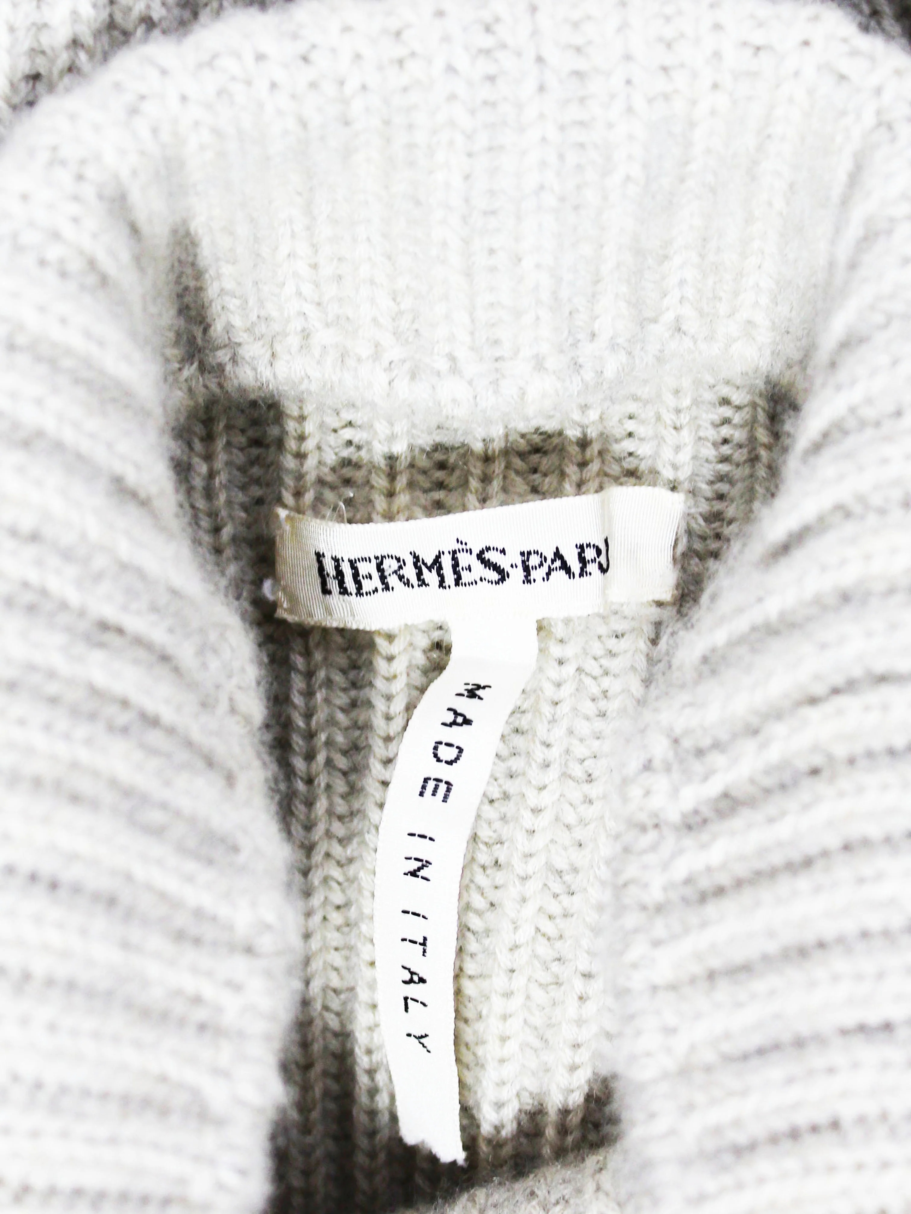 Hermès by Martin Margiela FW 2000 Turtleneck Rib Knit Sweater - Image 4