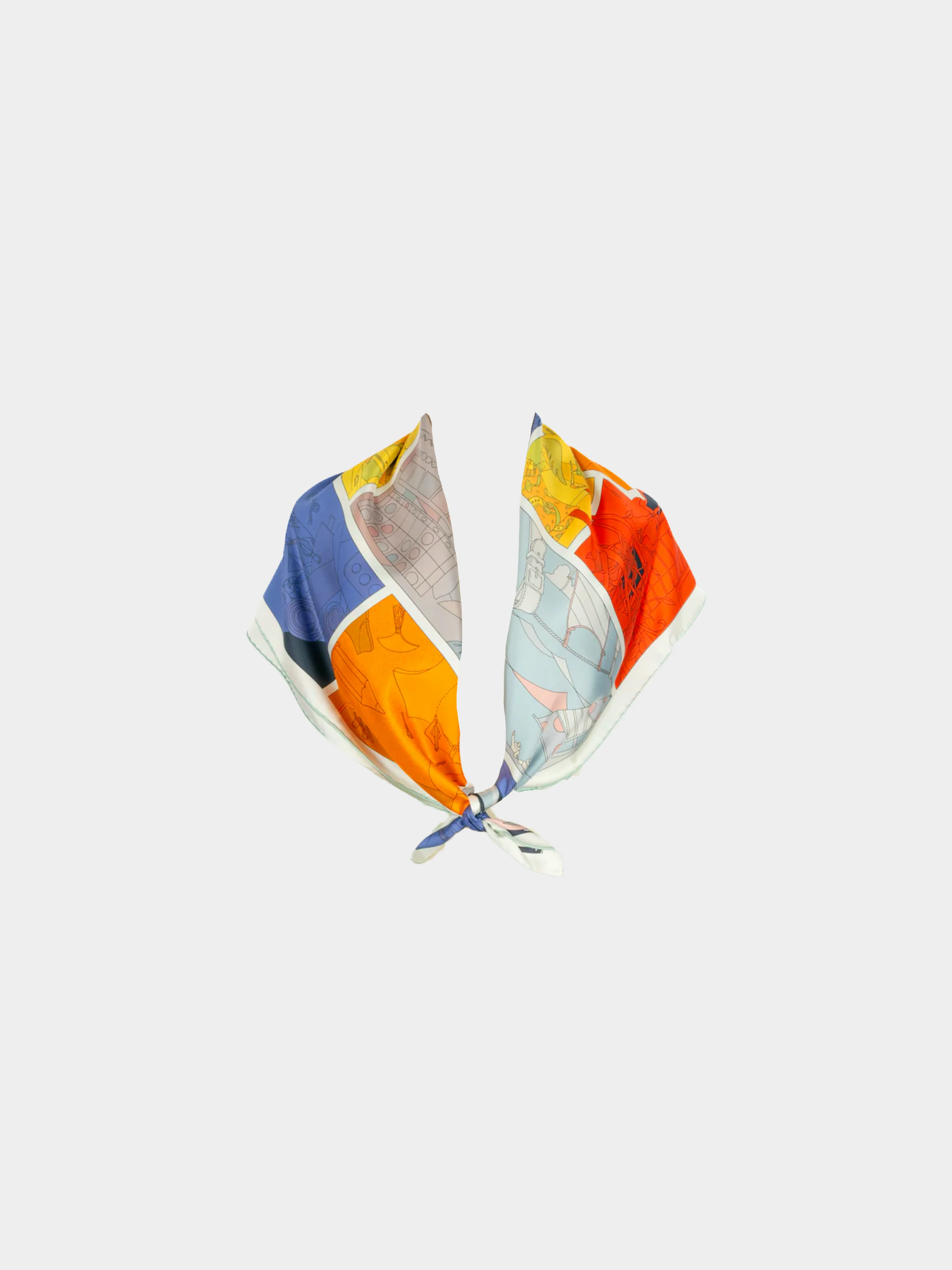 Hermes 2020s "Hermes Factory" Printed Scarf - Image 3